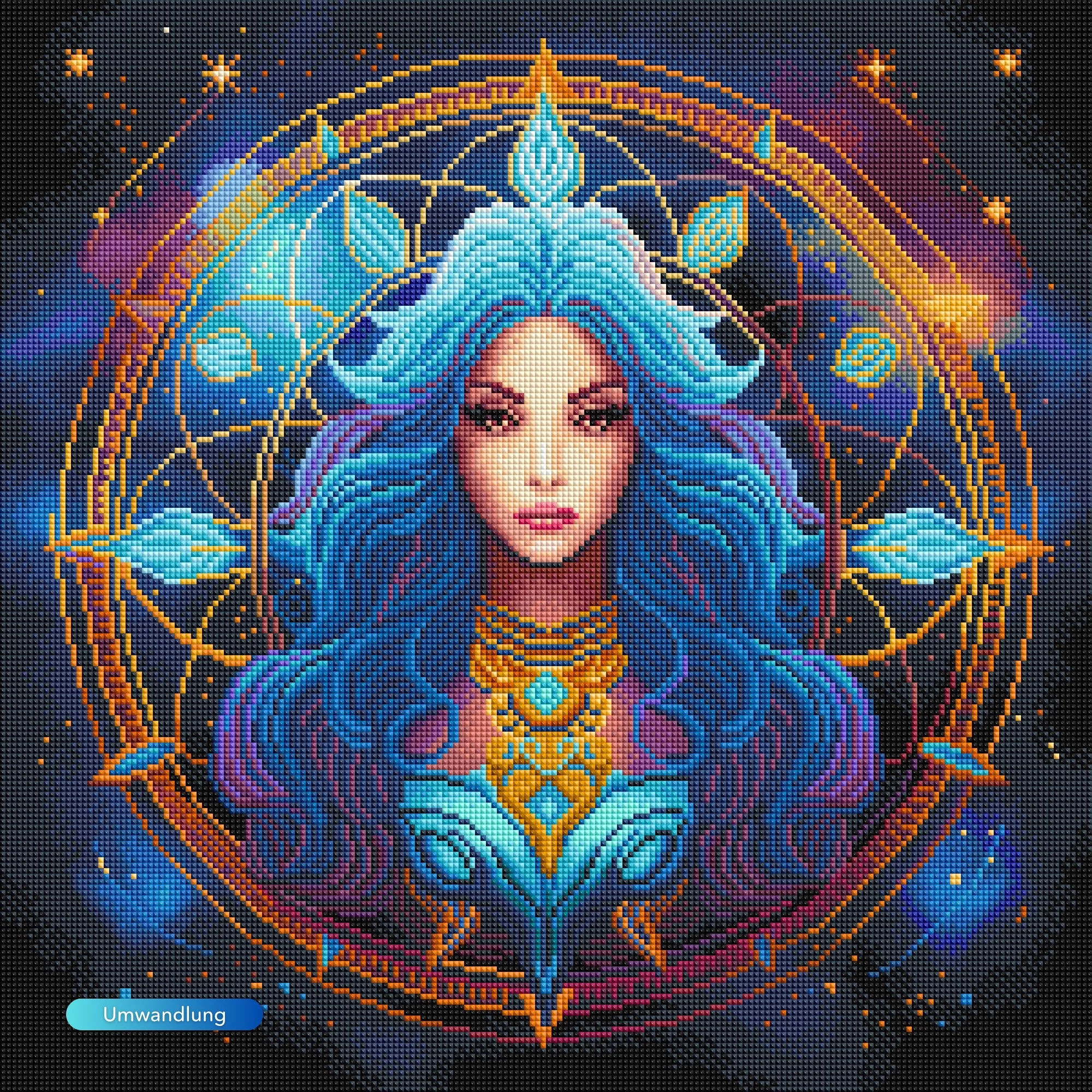 Diamond Painting - Sternzeichen Jungfrau "Limited Edition" - Image 3