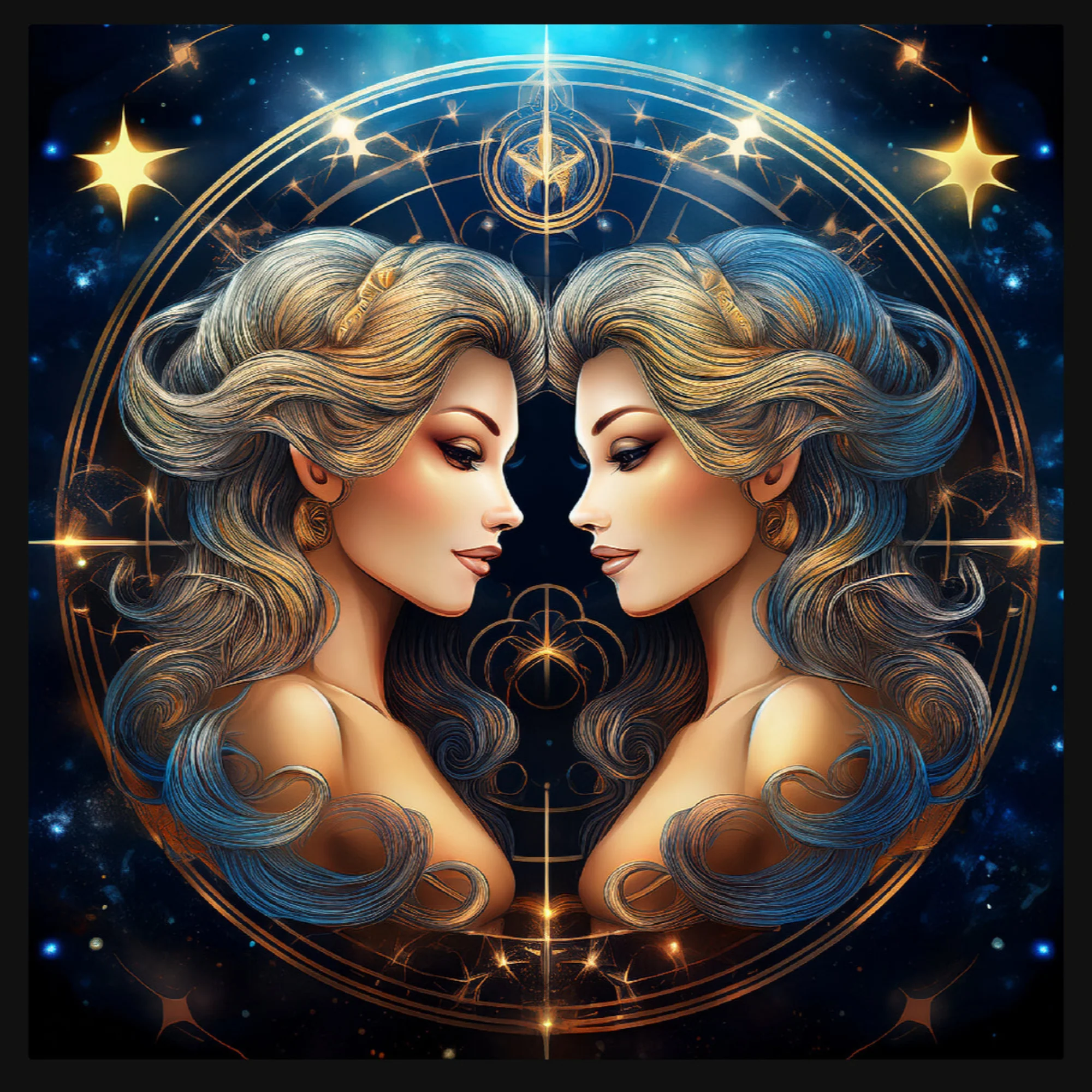 Diamond Painting - Sternzeichen Zwilling "Limited Edition"