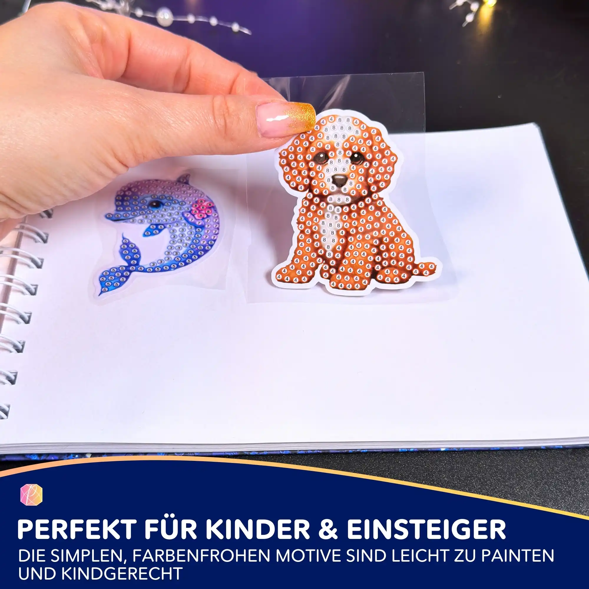 Diamond Painting Sticker - Hunde - Image 6