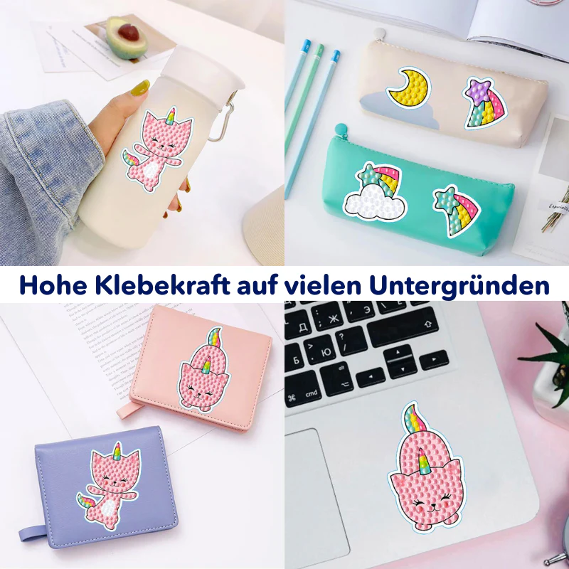 Diamond Painting Sticker Set XL - I wish i was a Unicorn - Image 2