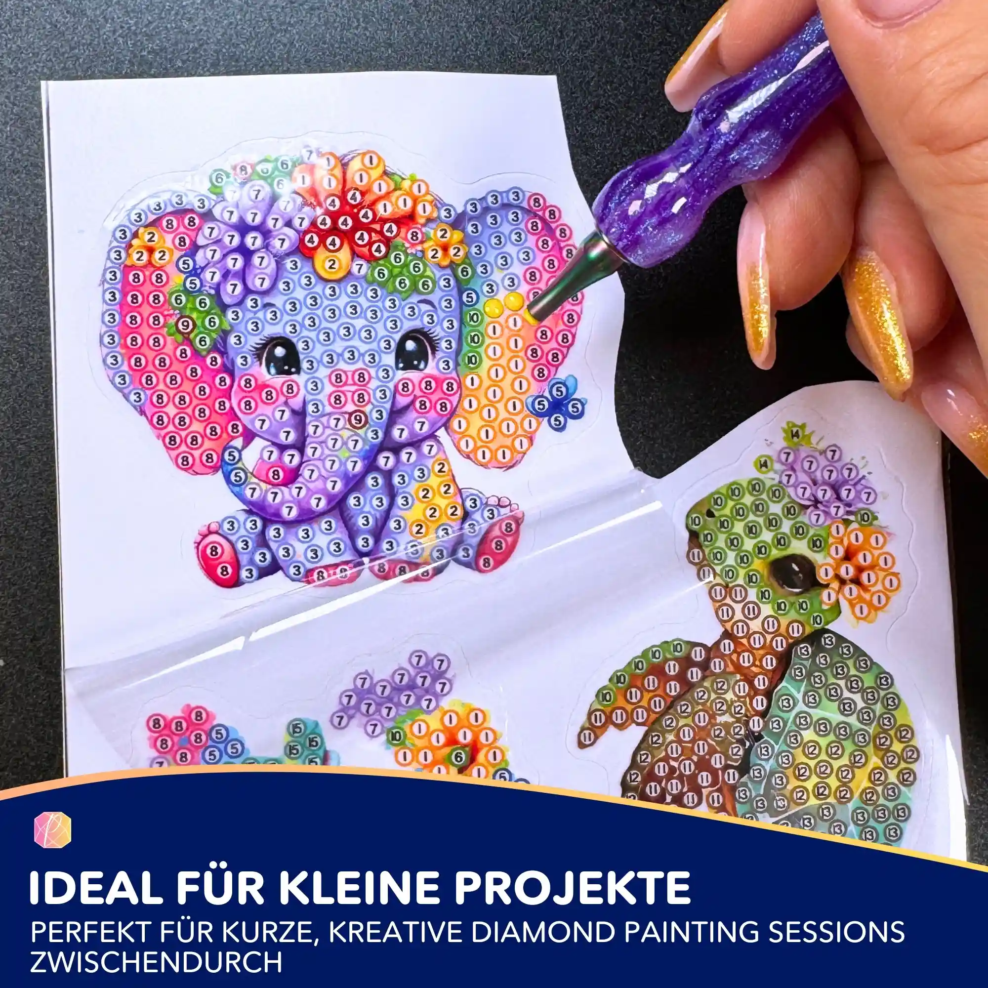Diamond Painting Sticker - Süße Tierchen - Image 5