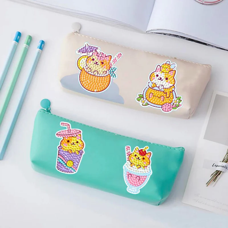 Diamond Painting Sticker - Yum Yum Cat - Image 4