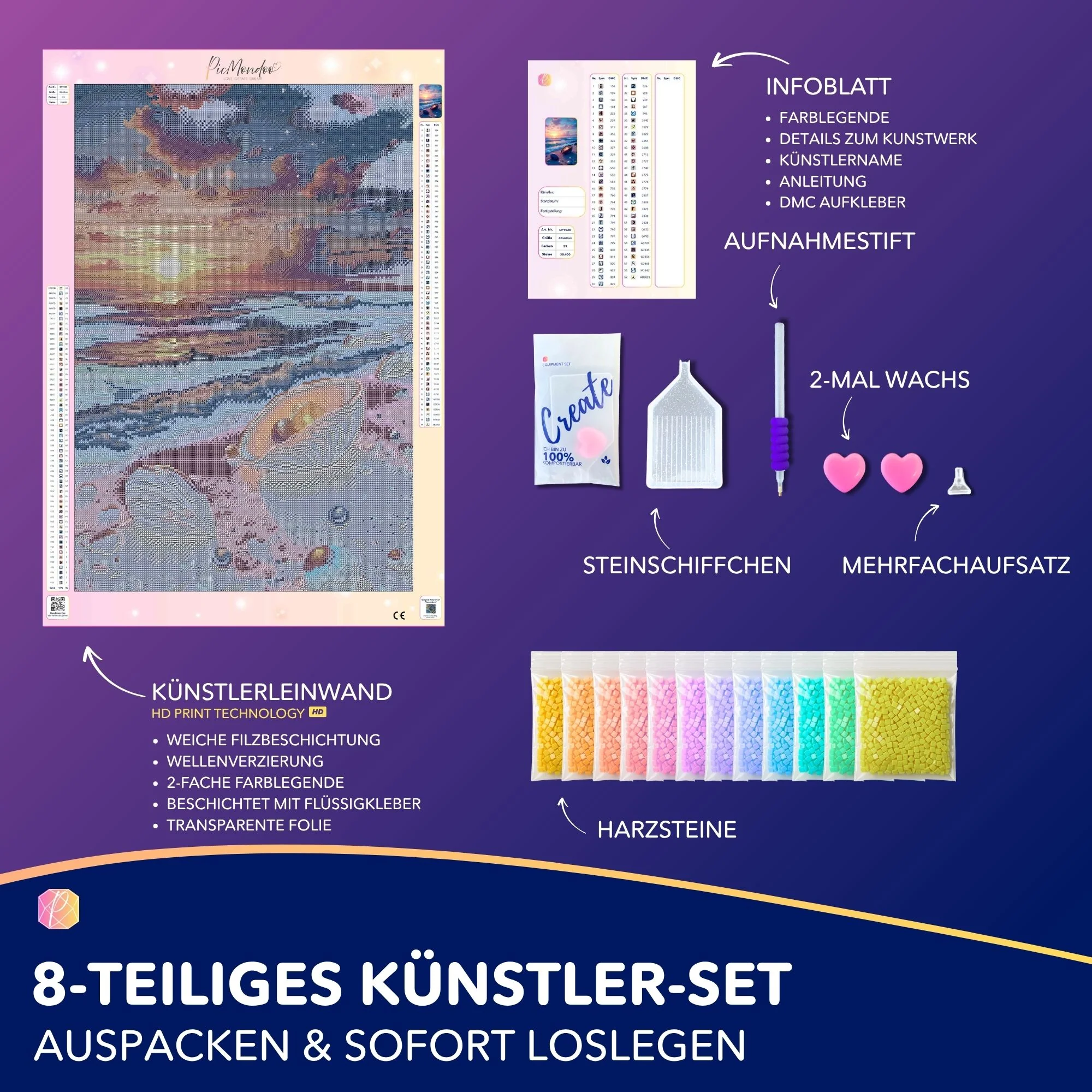 Diamond Painting - Strandliebe - Image 4