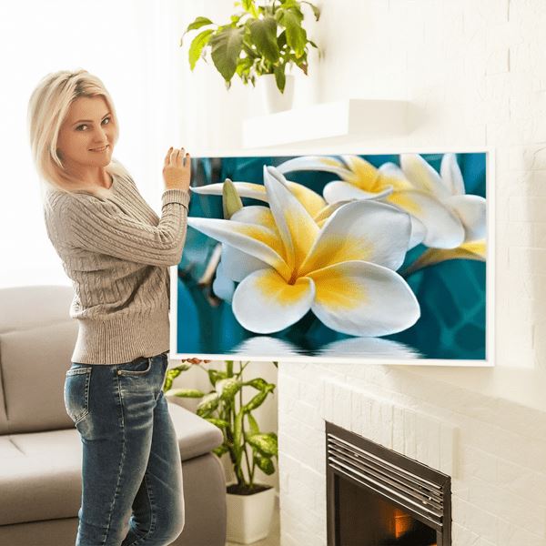 Diamond Painting Strass Special - XL Weiße Blüten - Image 4