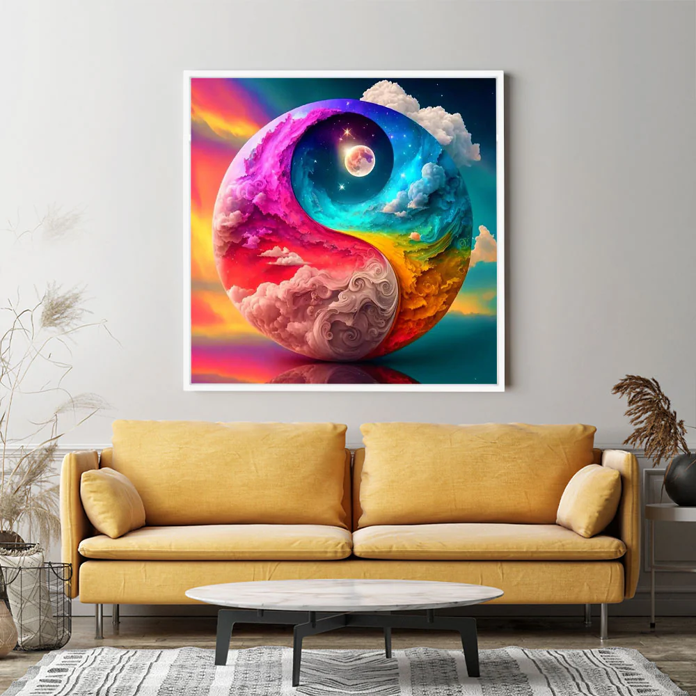 Diamond Painting Strass Special - XL Wolkenrausch der Farben - Image 3