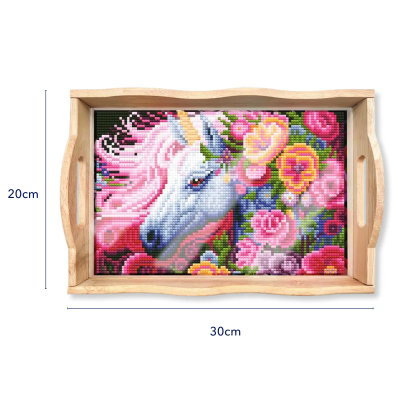 Diamond Painting - Serviertablett "Colors & Fantasy" - Image 10
