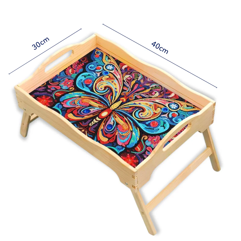 Diamond Painting - Serviertablett "Colors & Fantasy" - Image 11