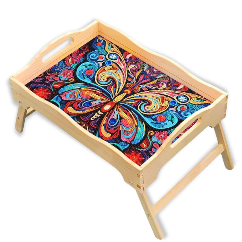 Diamond Painting - Serviertablett "Colors & Fantasy" - Image 4