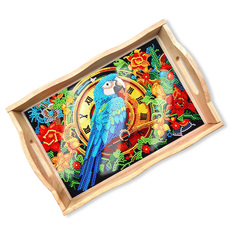 Diamond Painting - Serviertablett "Colors & Fantasy" - Image 6