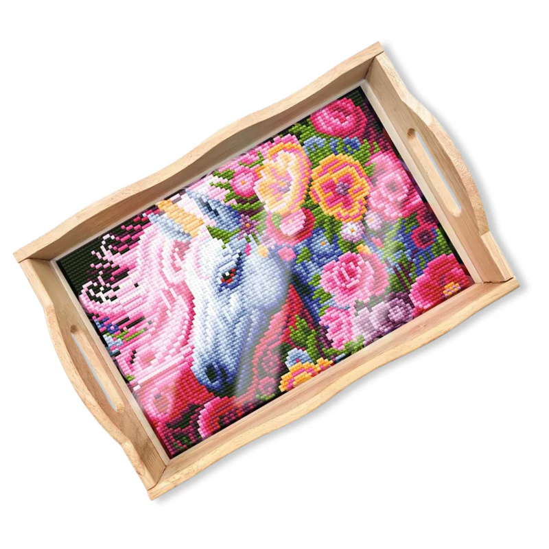 Diamond Painting - Serviertablett "Colors & Fantasy" - Image 7