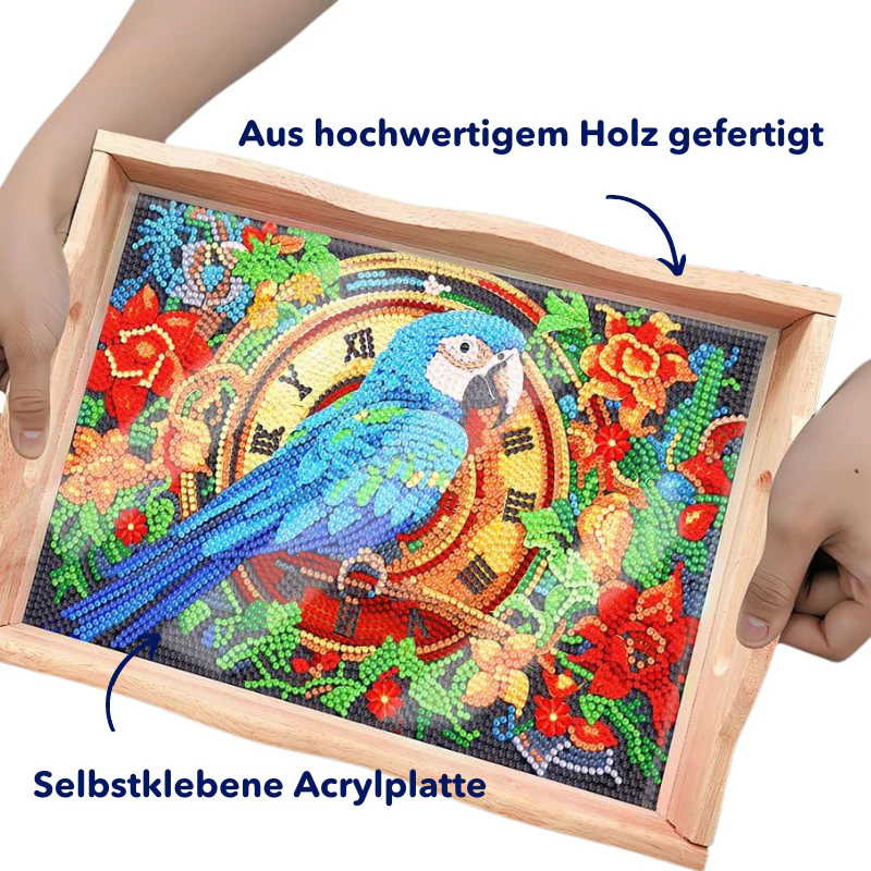 Diamond Painting - Serviertablett "Colors & Fantasy" - Image 9