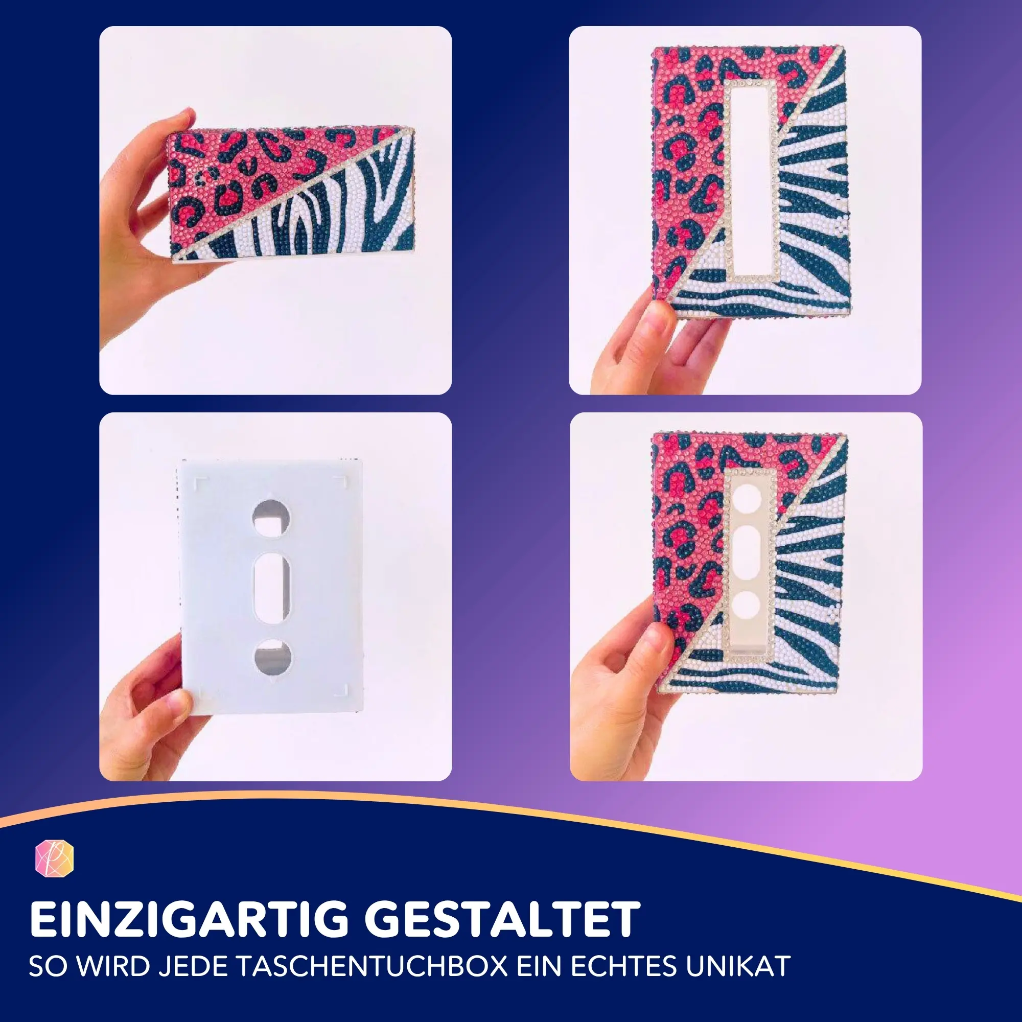 Diamond Painting - Tücherbox Tiermuster - Image 5