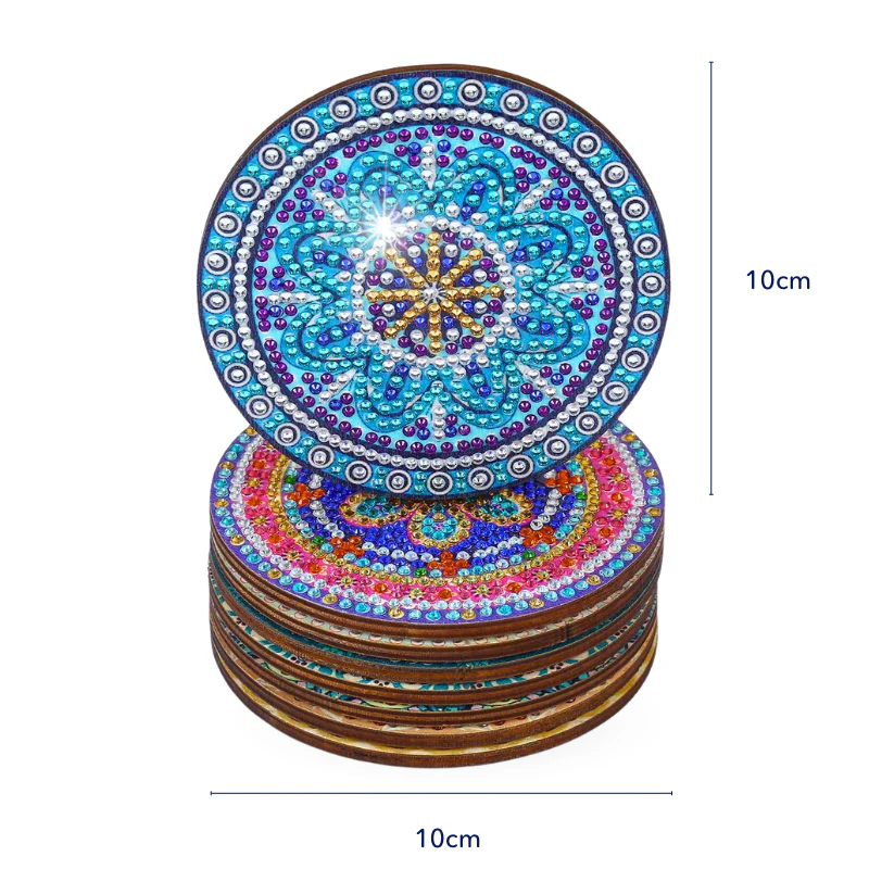 Diamond Painting - Untersetzer "Mandala" - Image 4
