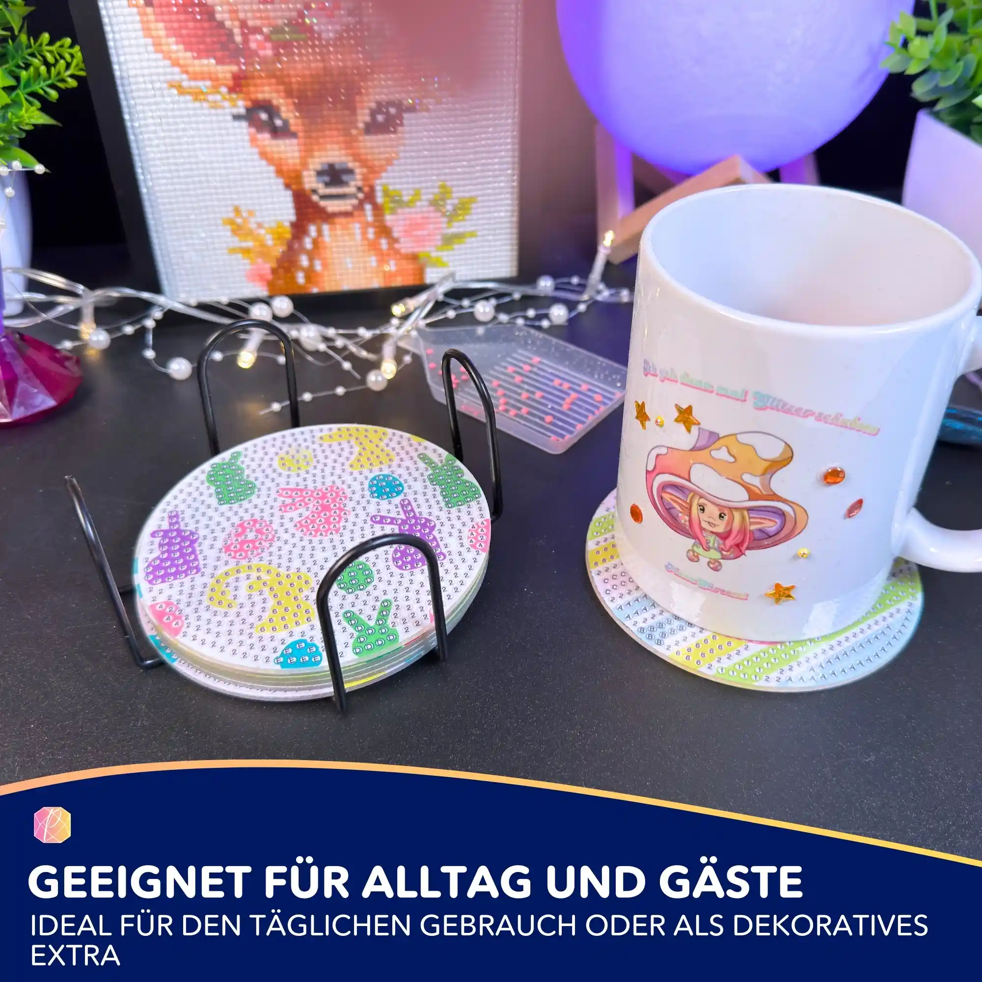 Diamond Painting - Untersetzer Ostern - Image 5