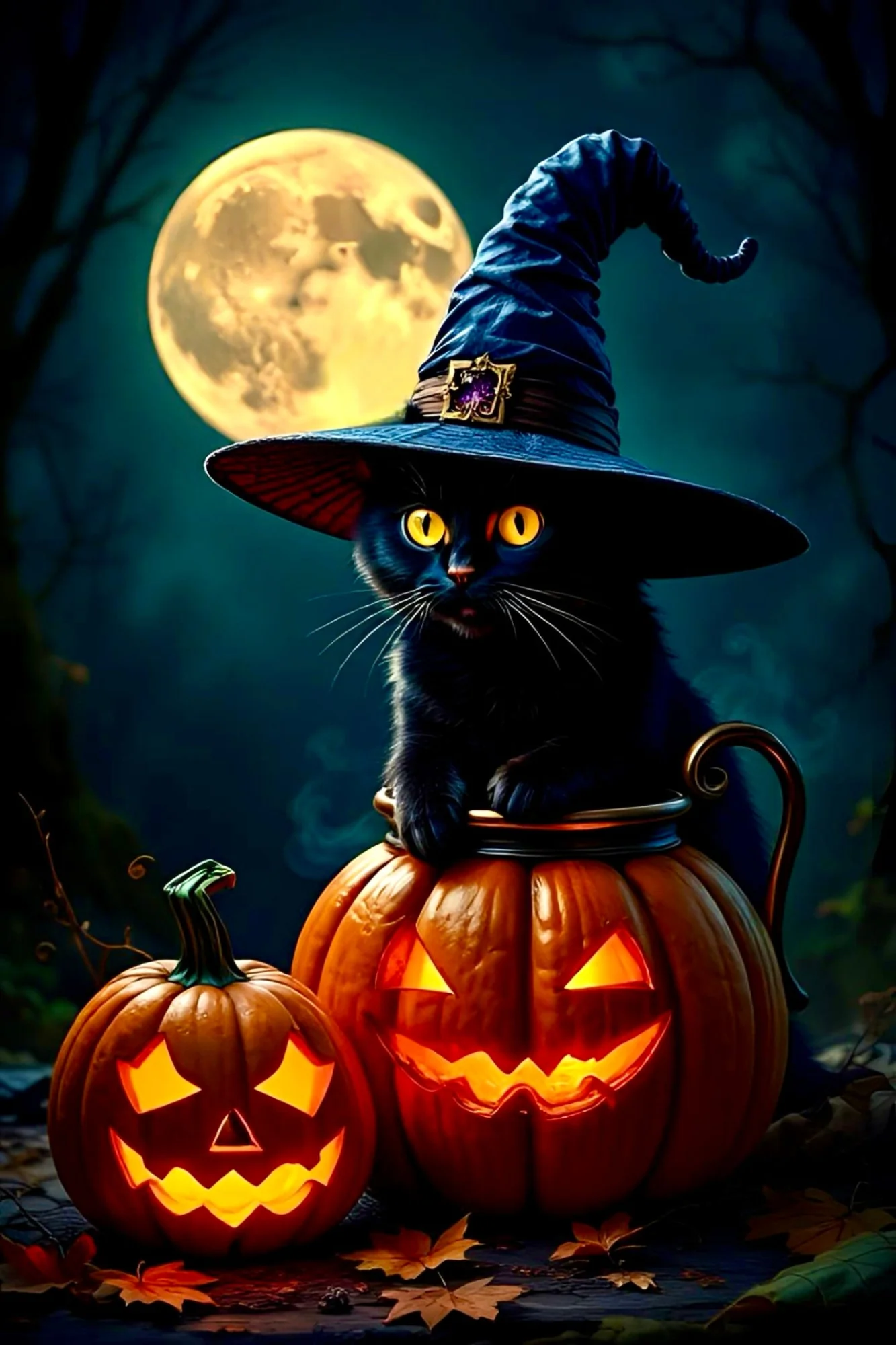 Diamond Painting - Wizard Cat