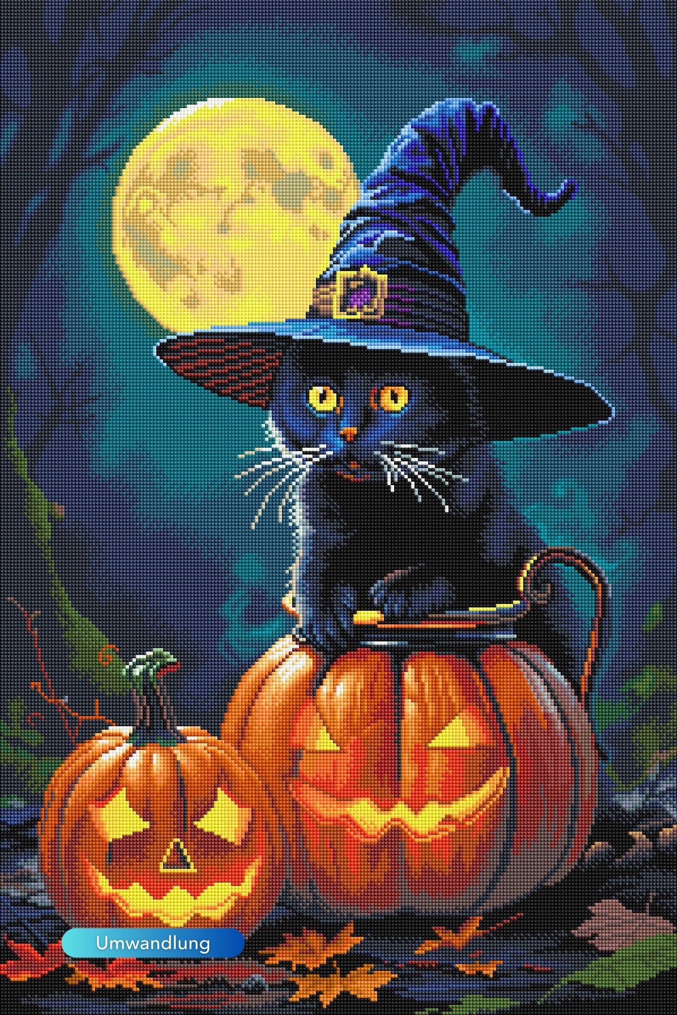 Diamond Painting - Wizard Cat - Image 2