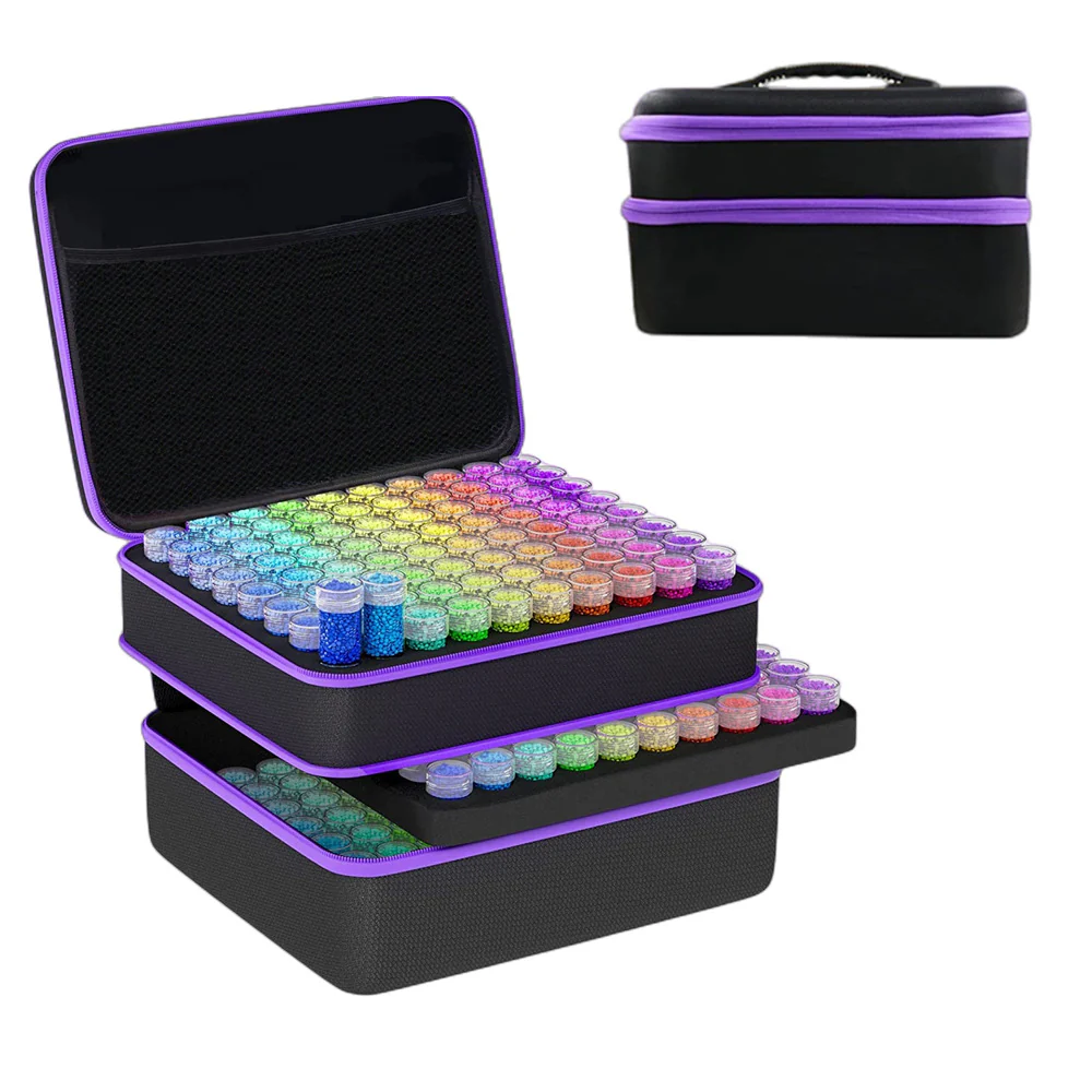 Diamond Painting XXL Aufbewahrungs-Koffer | 240 Döschen - Image 2