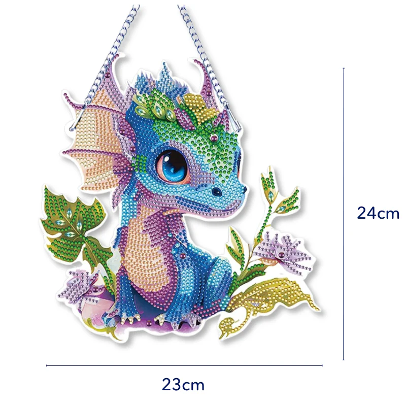 Diamond Painting XXL Aufhänger - Kleiner Drache - Image 3