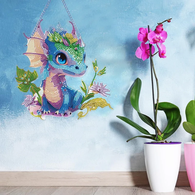 Diamond Painting XXL Aufhänger - Kleiner Drache - Image 5