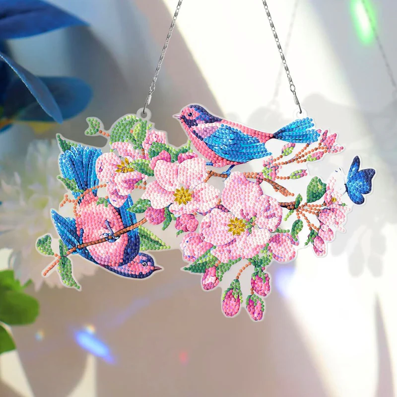 Diamond Painting XXL Aufhänger - Sweet little birds - Image 2