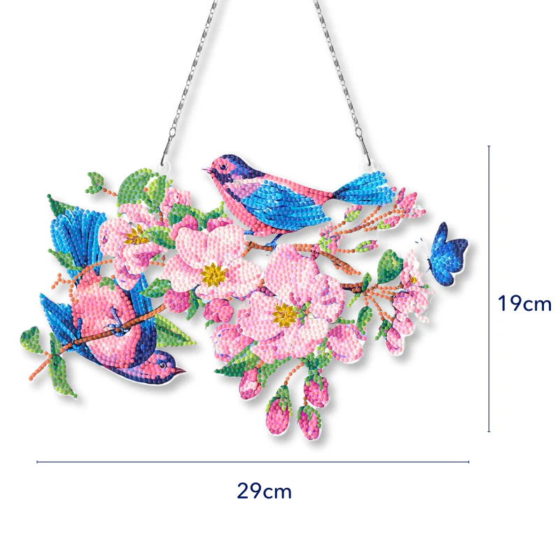 Diamond Painting XXL Aufhänger - Sweet little birds - Image 3