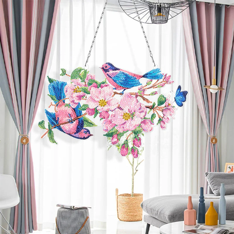 Diamond Painting XXL Aufhänger - Sweet little birds - Image 4