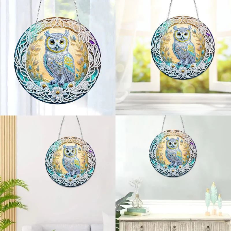 Diamond Painting XL Aufhänger - Beautyful Owl - Image 2