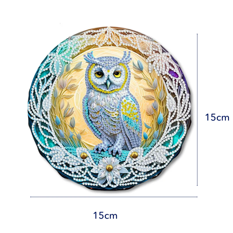 Diamond Painting XL Aufhänger - Beautyful Owl - Image 3