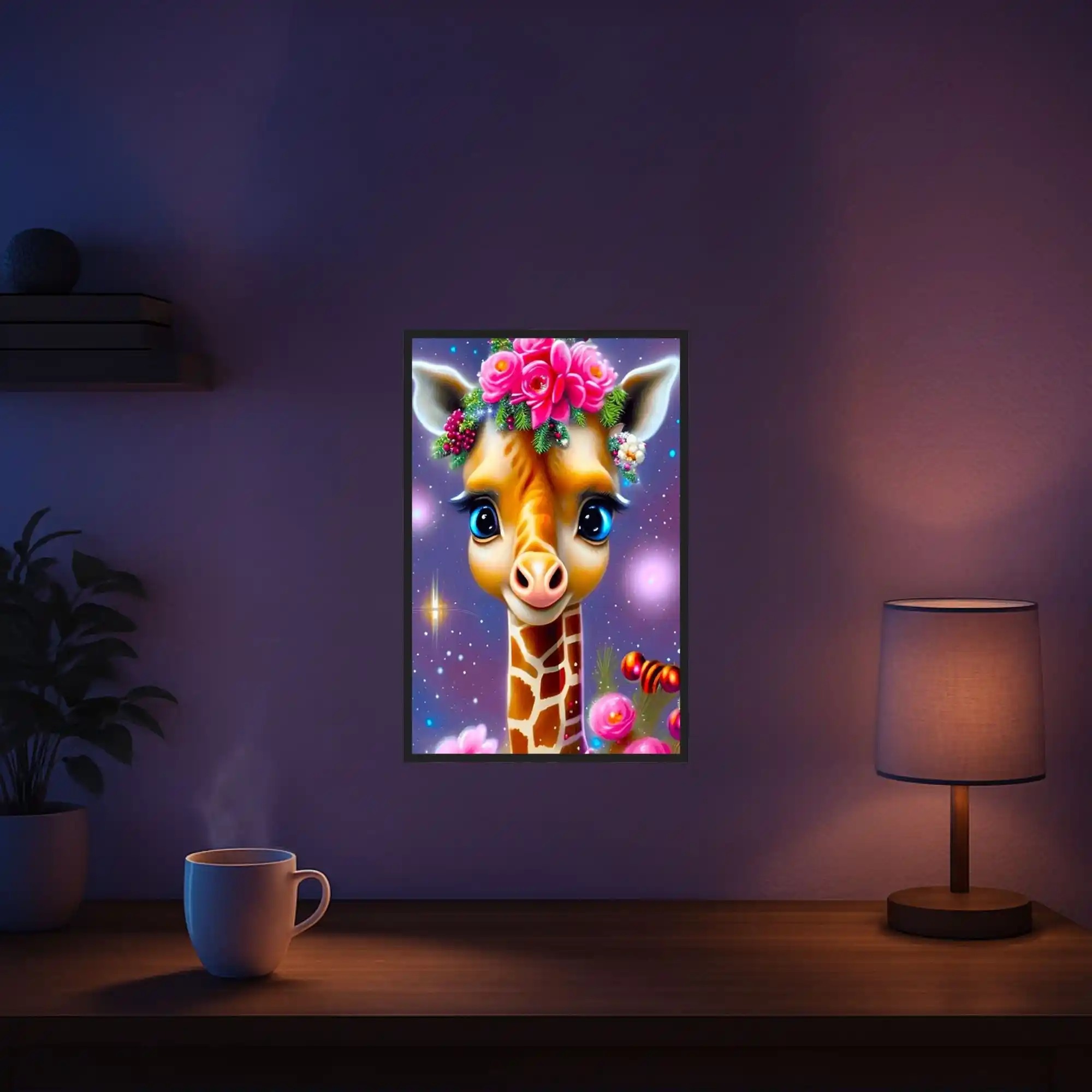 Diamond Painting - Zauberhaftes Giraffenbaby - Image 5