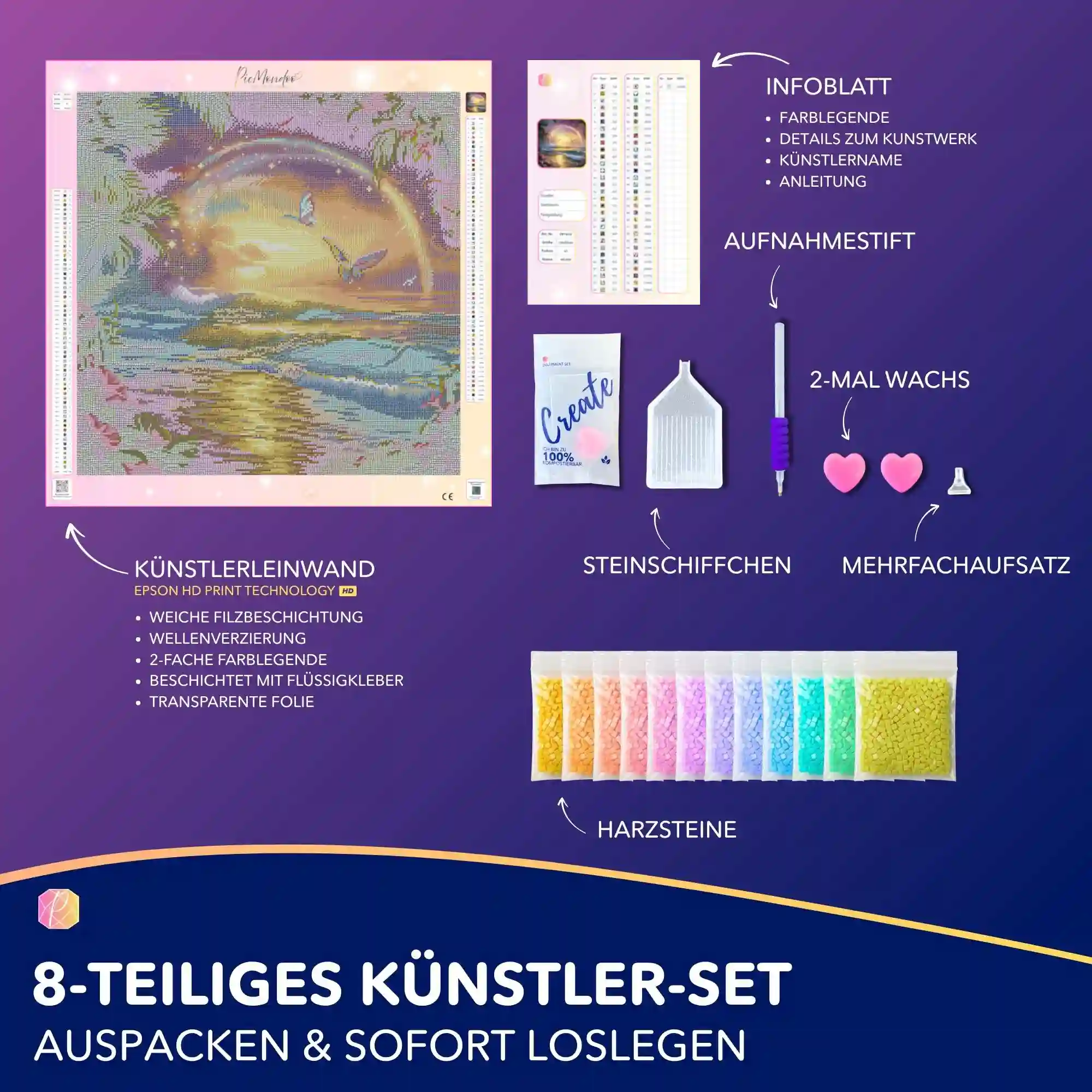 Diamond Painting - Zwischen Himmel und Meer - Image 3