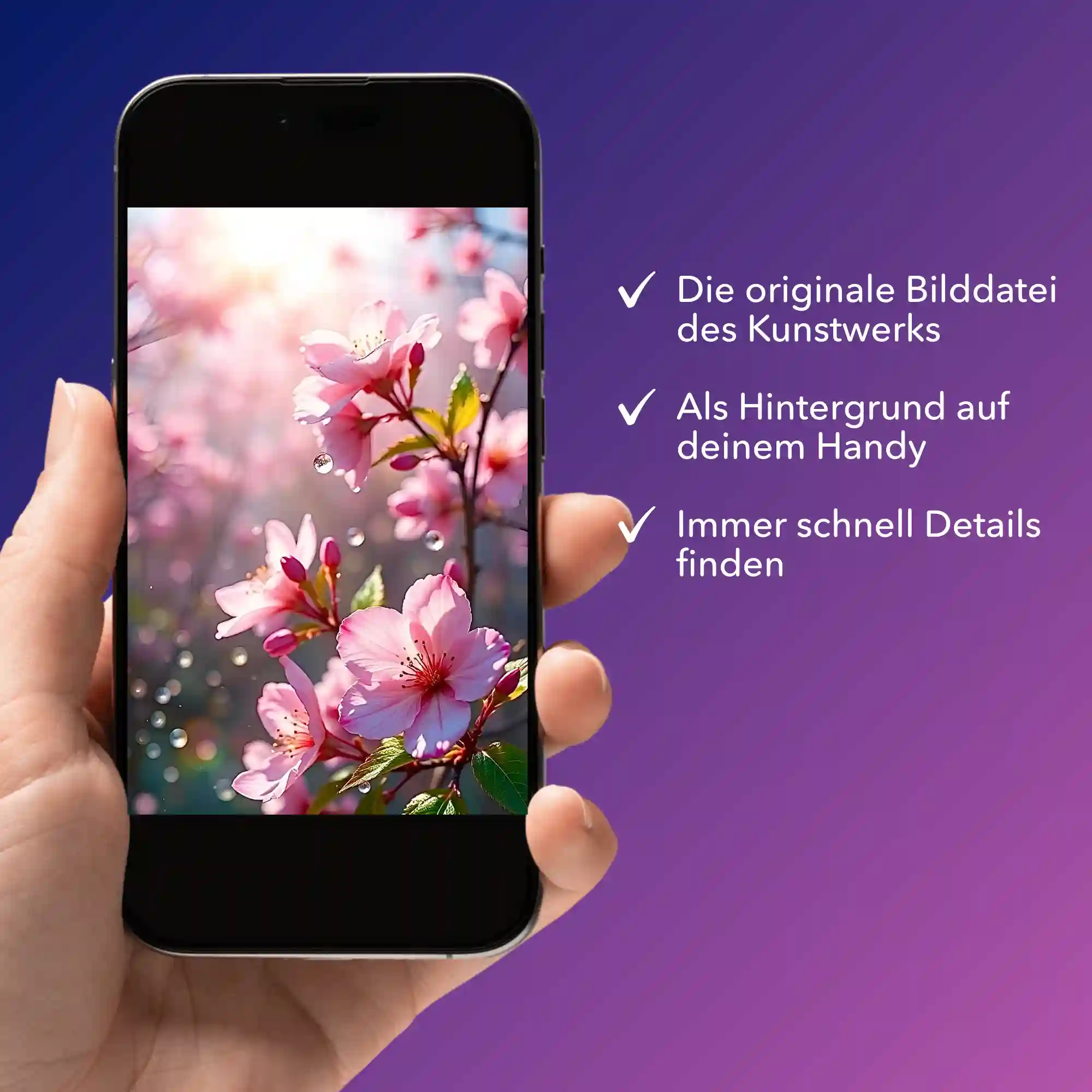 Digitale Bildmappe - Zarte Kirschblüten - Image 2