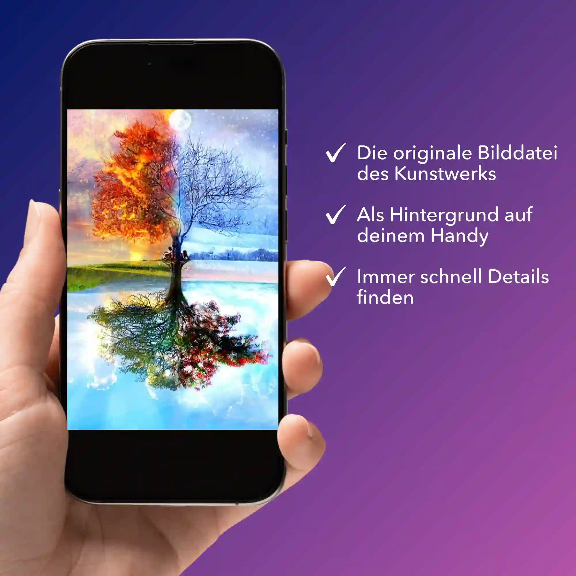 Digitale Bildmappe - Baum der 4 Jahreszeiten MINI - Image 2