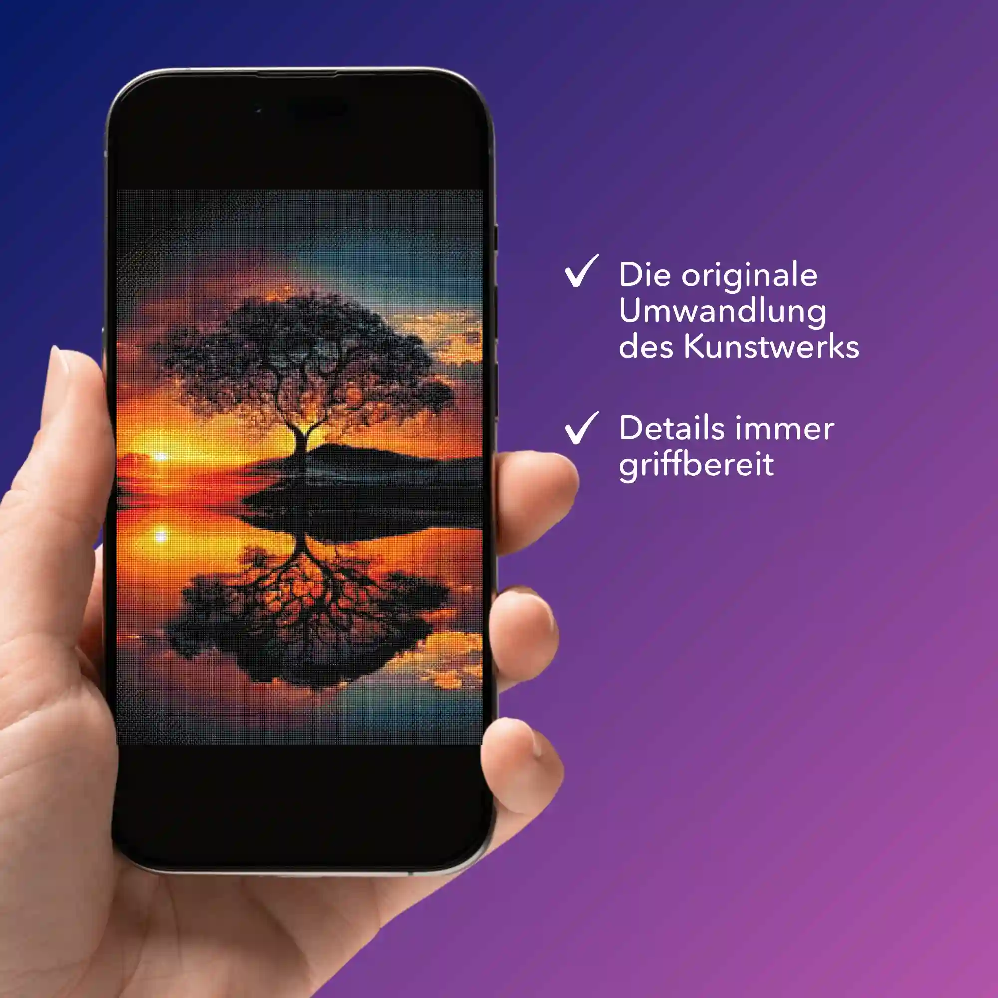 Digitale Bildmappe - Baum im Sonnenuntergang - Image 3