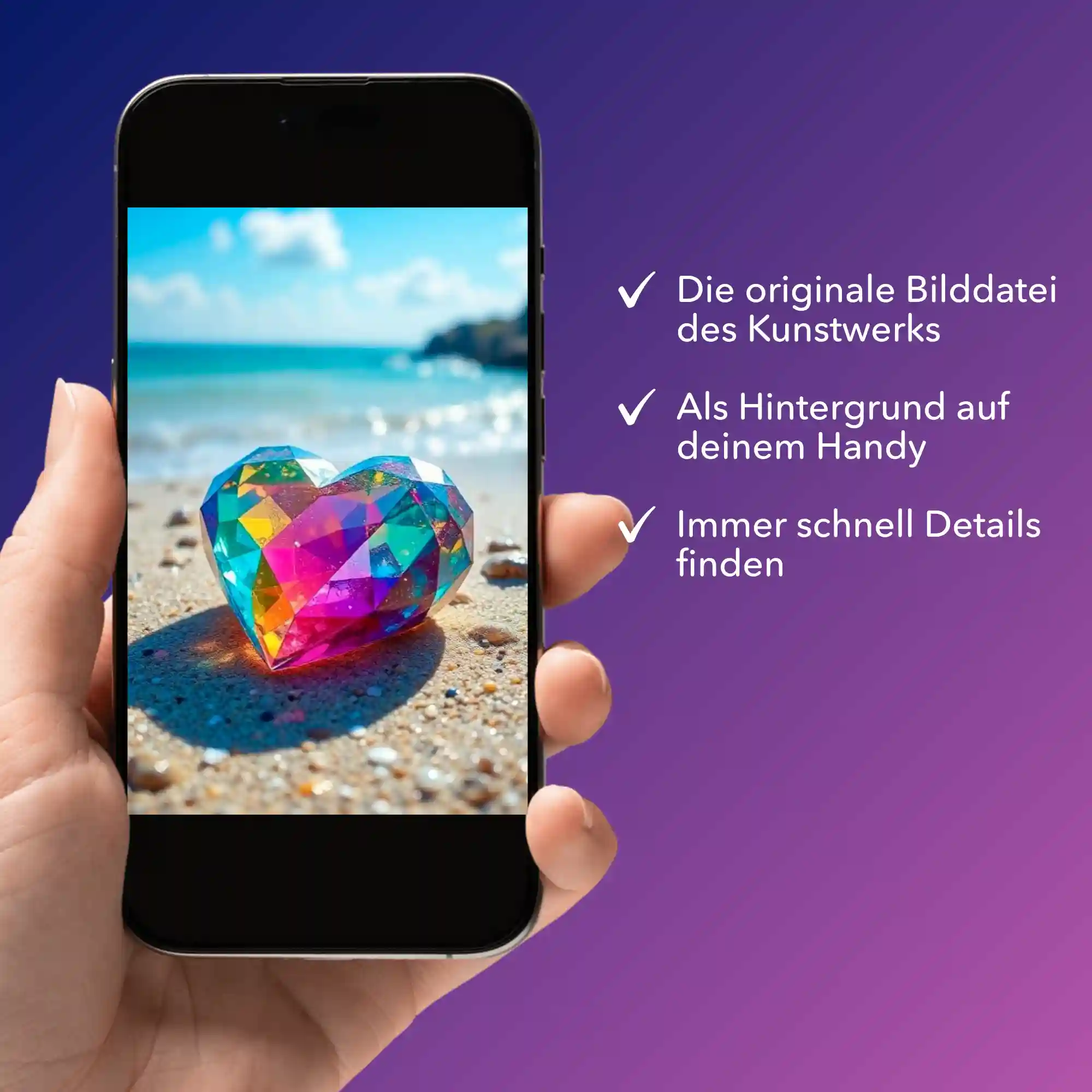 Digitale Bildmappe - Crystal Heart - Image 2