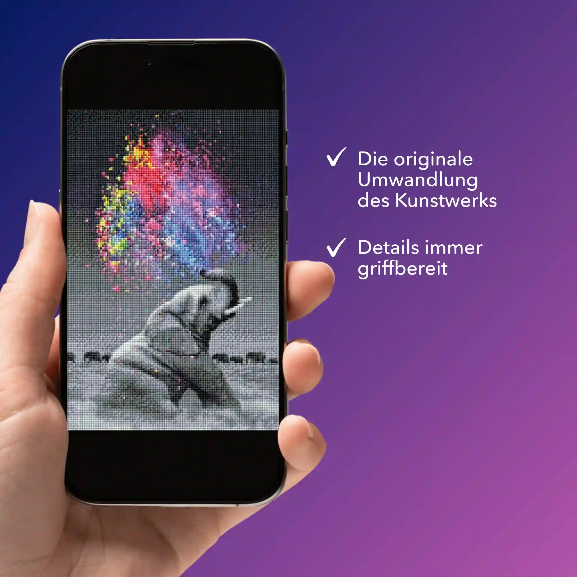 Digitale Bildmappe - Elefant "Farbenspiel" - Image 3