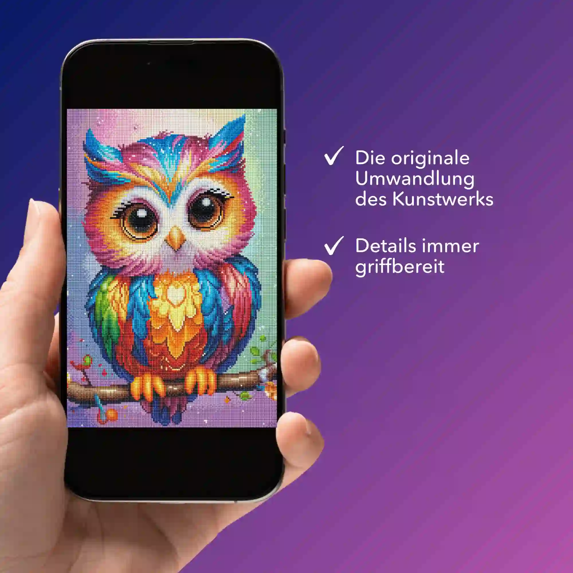 Digitale Bildmappe - Fairydust Special - Eule Fridolin - Image 3