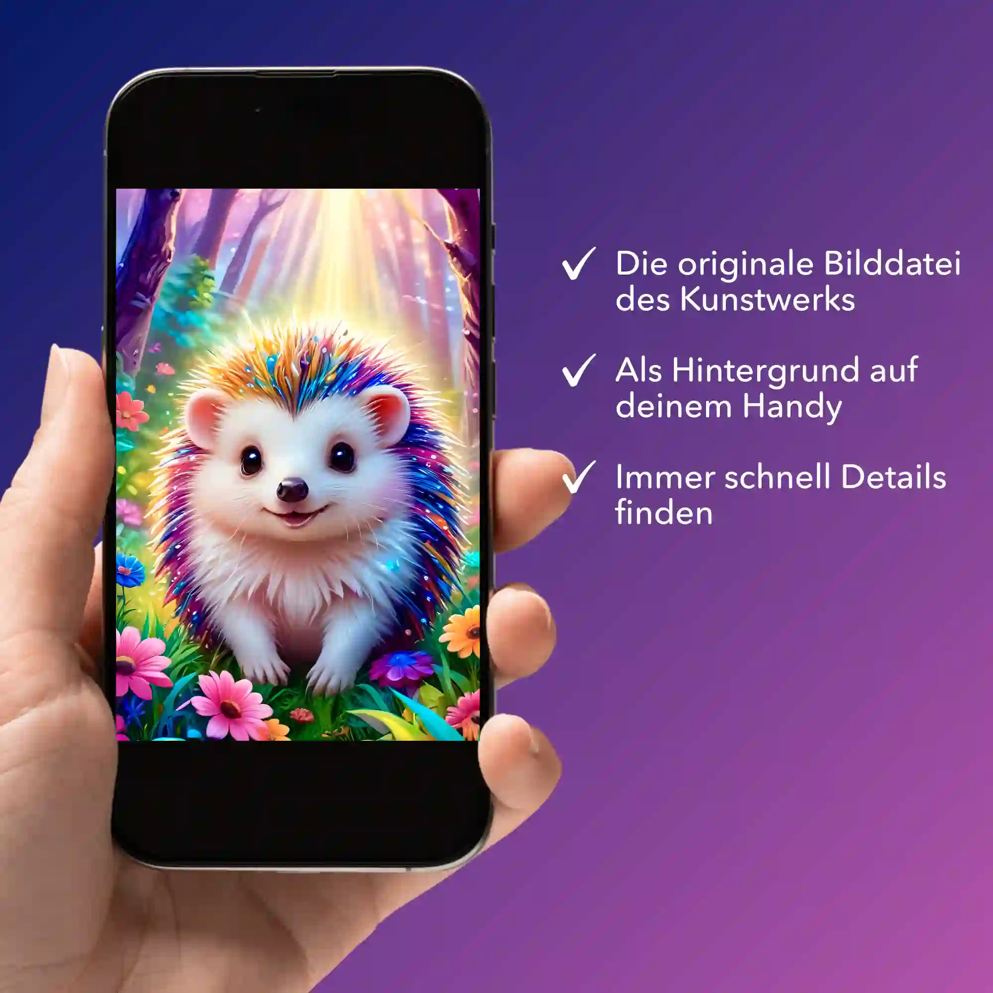 Digitale Bildmappe - Fairydust Special - Igel Stups - Image 2