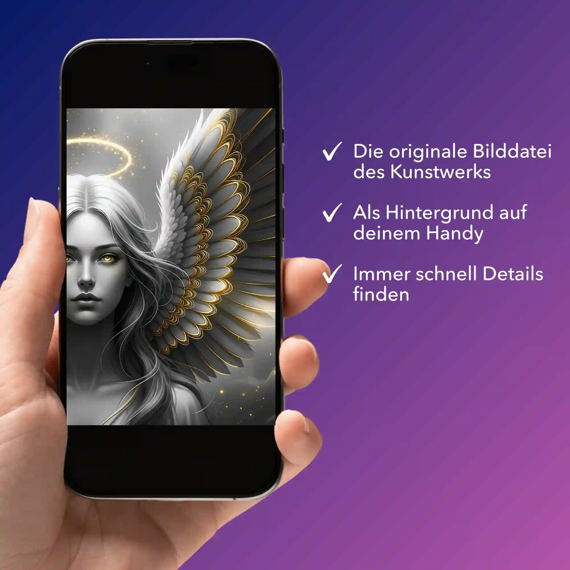 Digitale Bildmappe - Golden Angel - Image 2