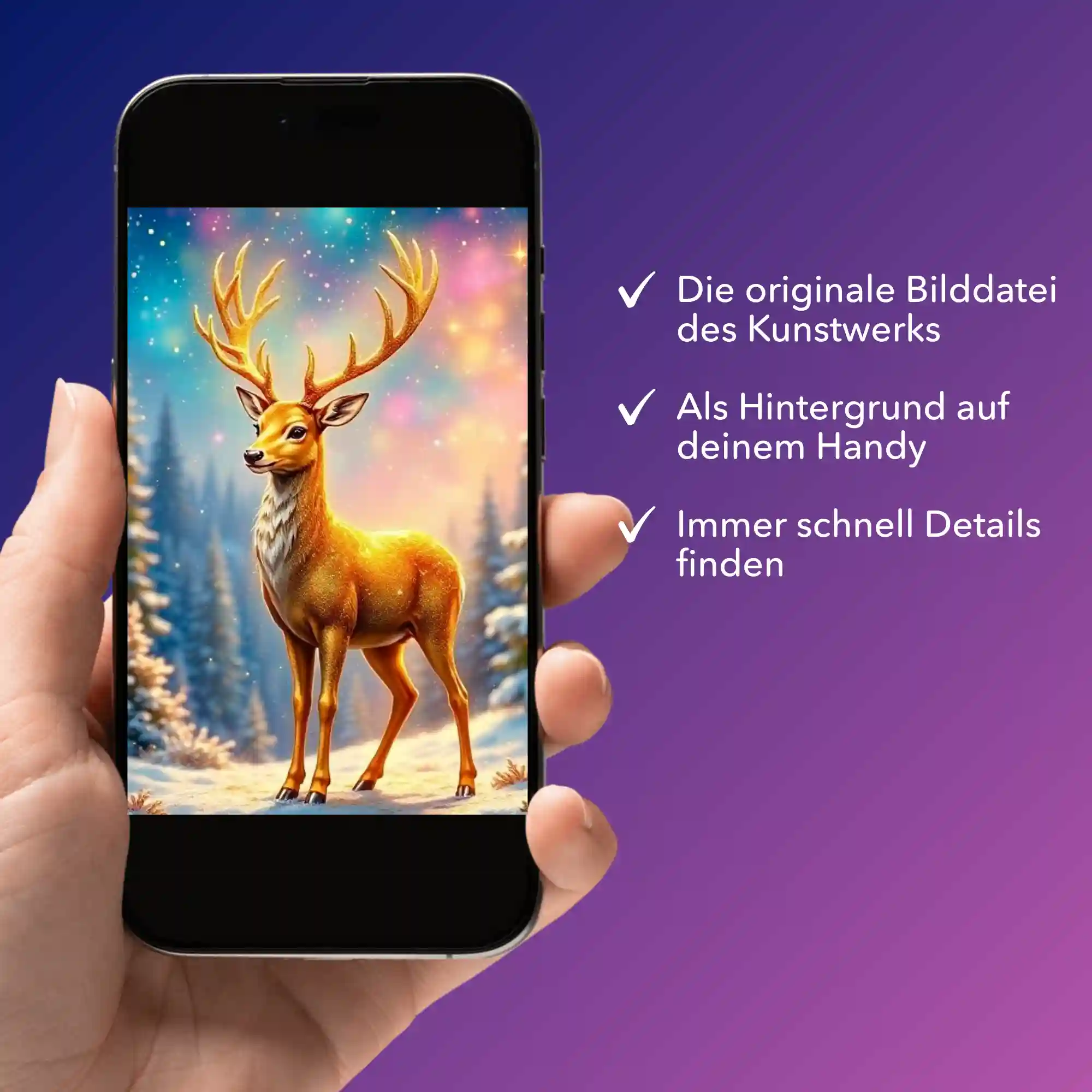 Digitale Bildmappe - Golden Hirsch - Image 2