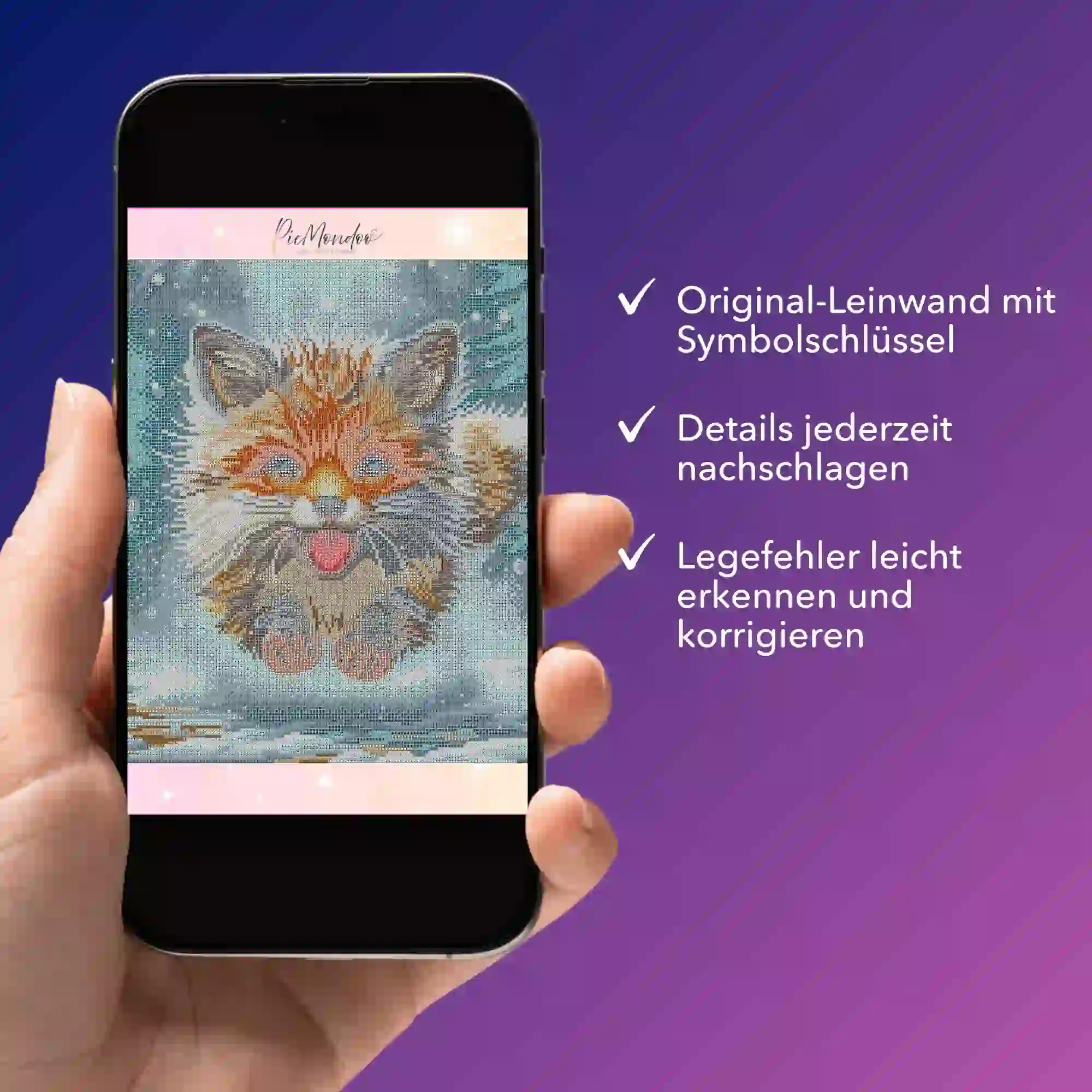 Digitale Bildmappe - Kleiner Fuchs im Winterwald - Image 4