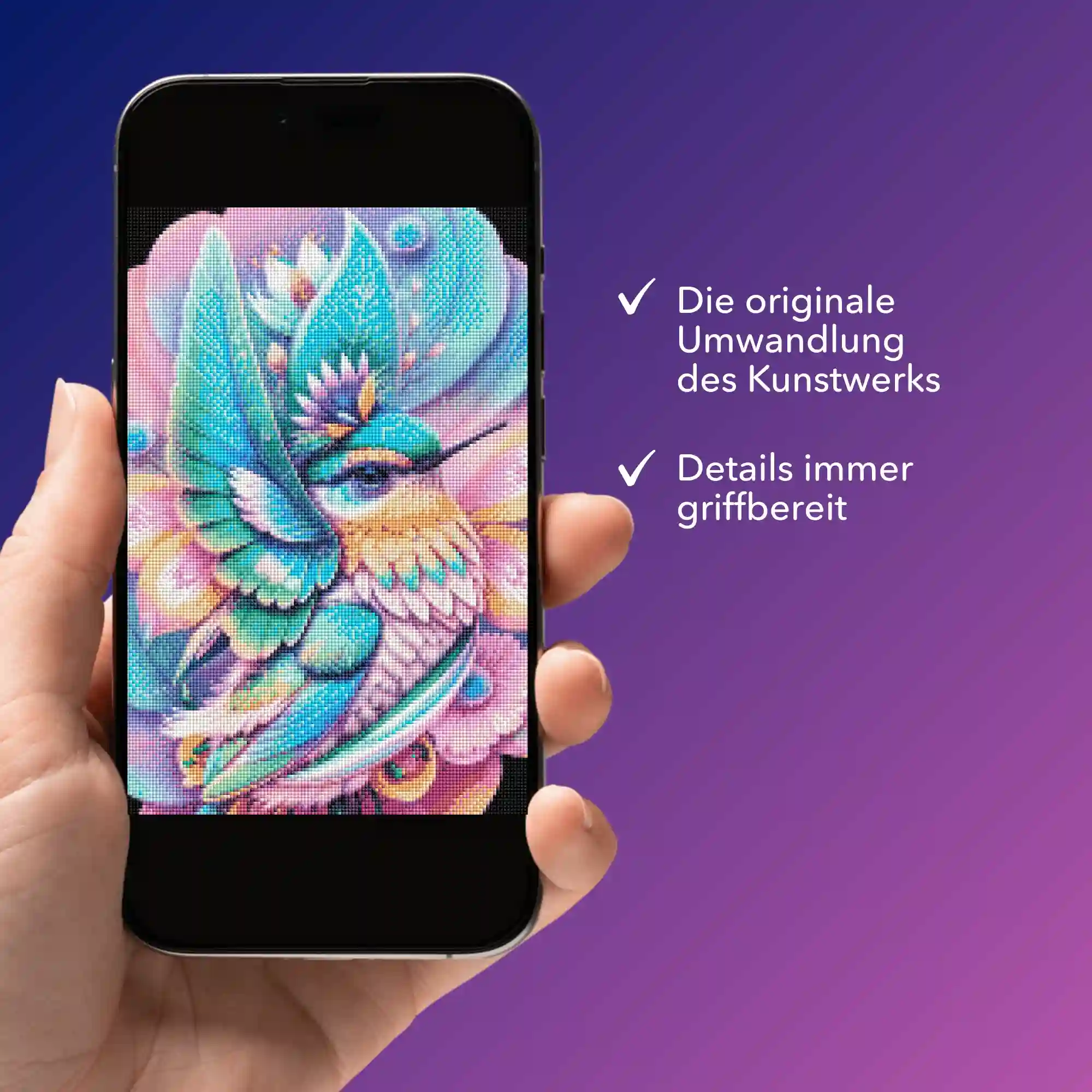 Digitale Bildmappe - Kolibri im Blütenkelch - Image 3