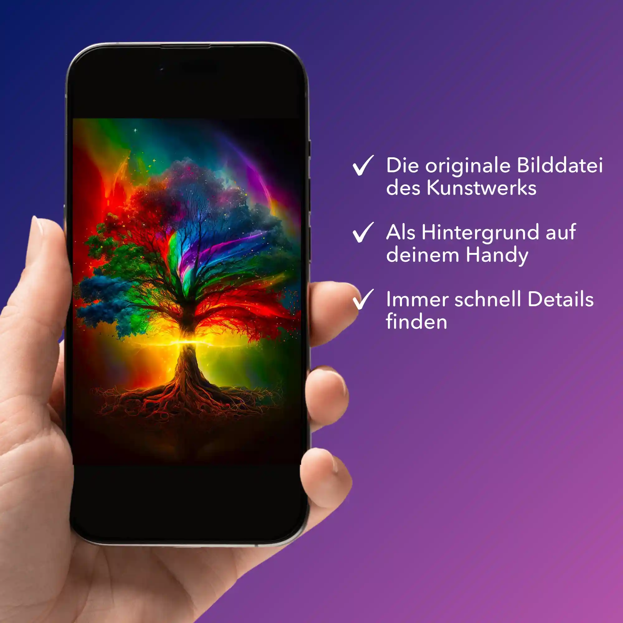 Digitale Bildmappe - Lebensbaum der Tausend Farben - Image 2