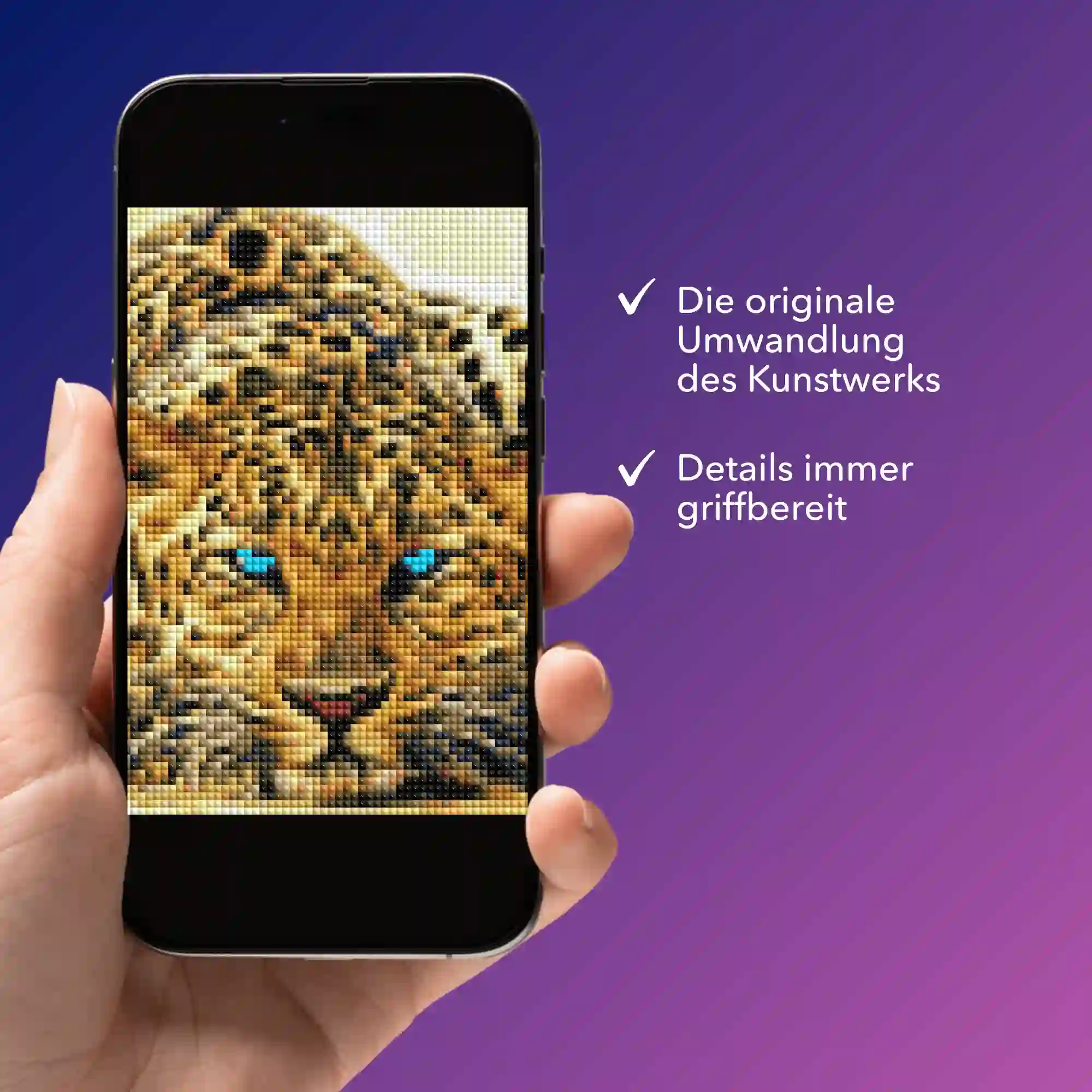 Digitale Bildmappe - Leopard Blue Eyes MINI - Image 3