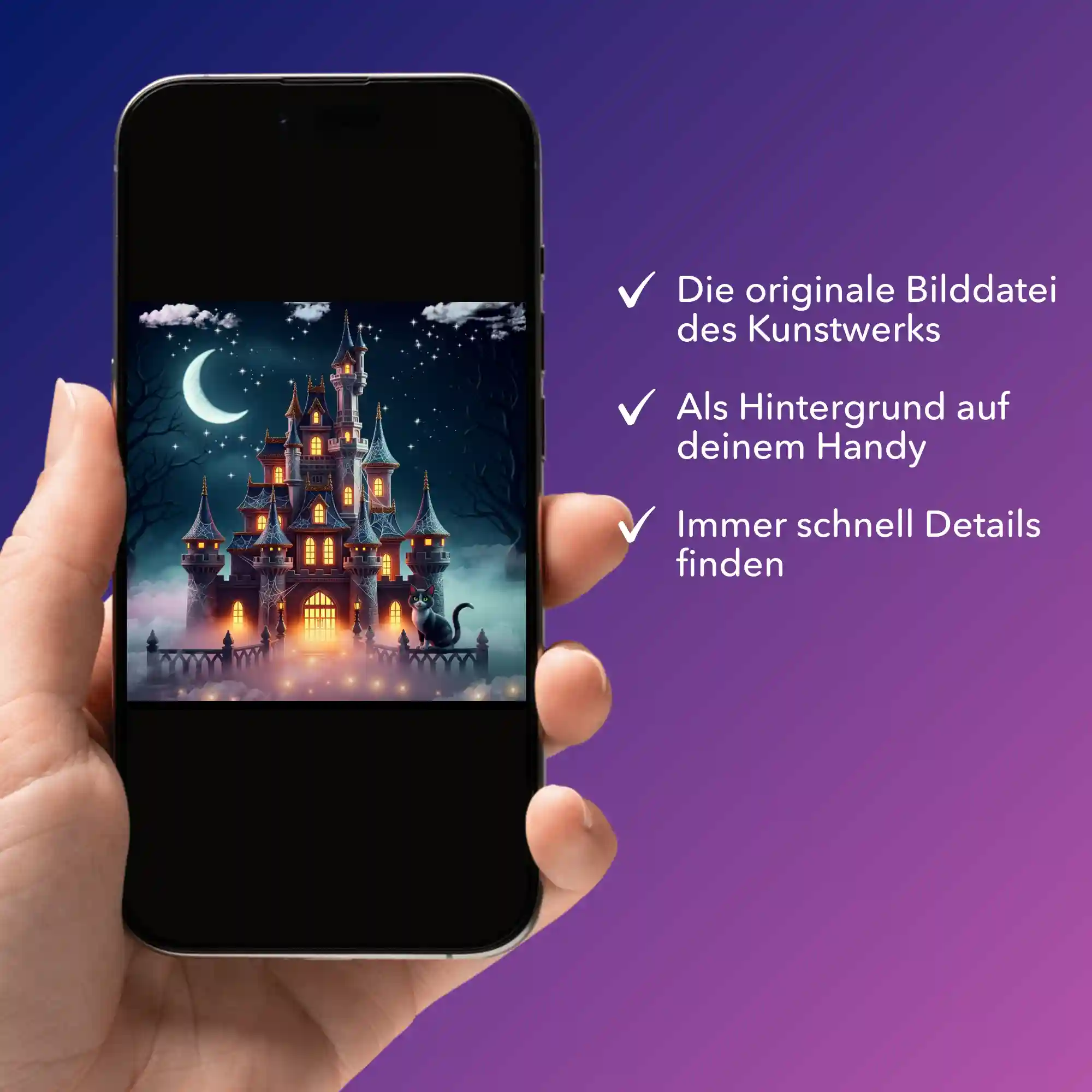 Digitale Bildmappe - Nachtschloss - Image 2