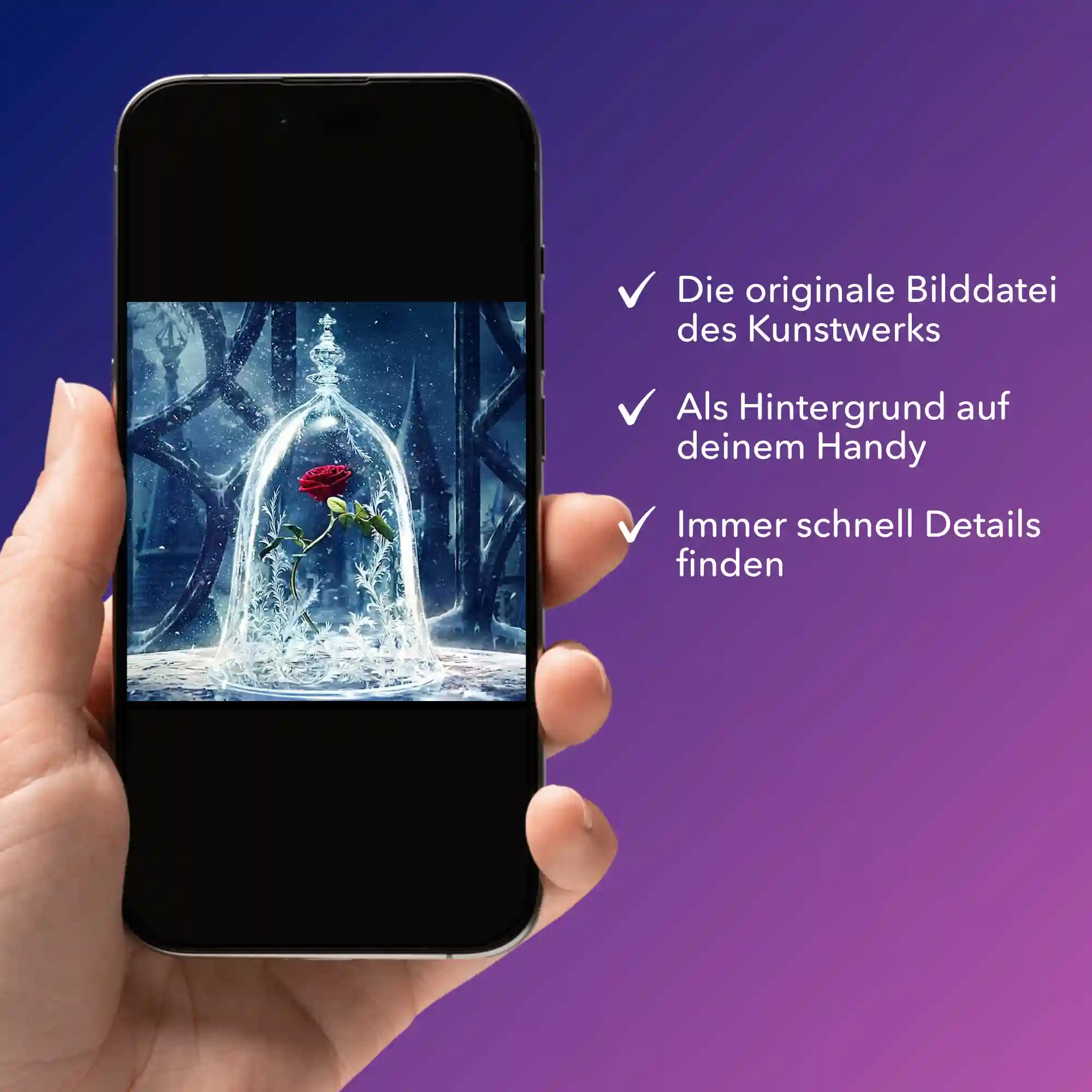 Digitale Bildmappe - Rose im Wunderglas - Image 2
