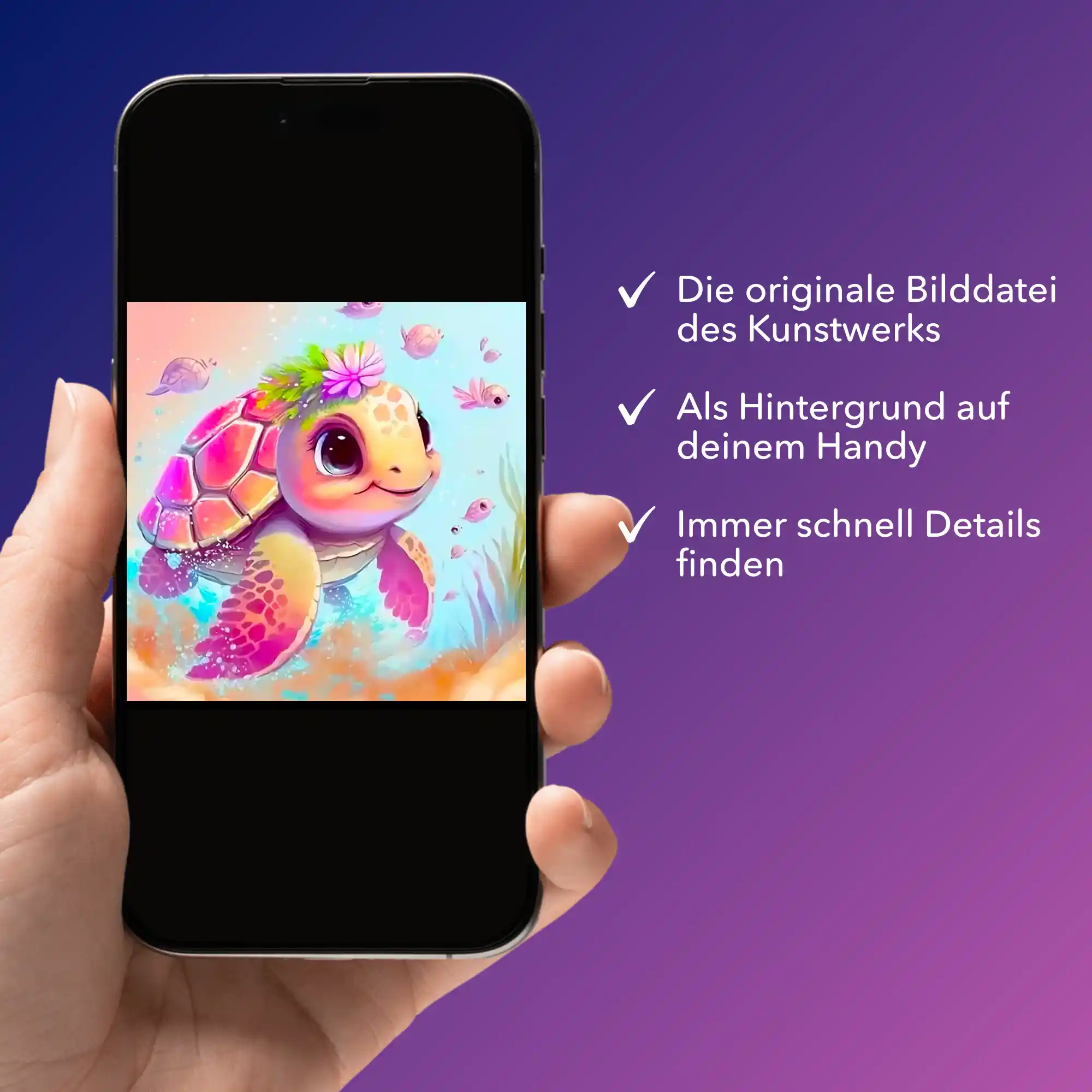 Digitale Bildmappe - Schildkrötenmädchen Trudi - Image 2