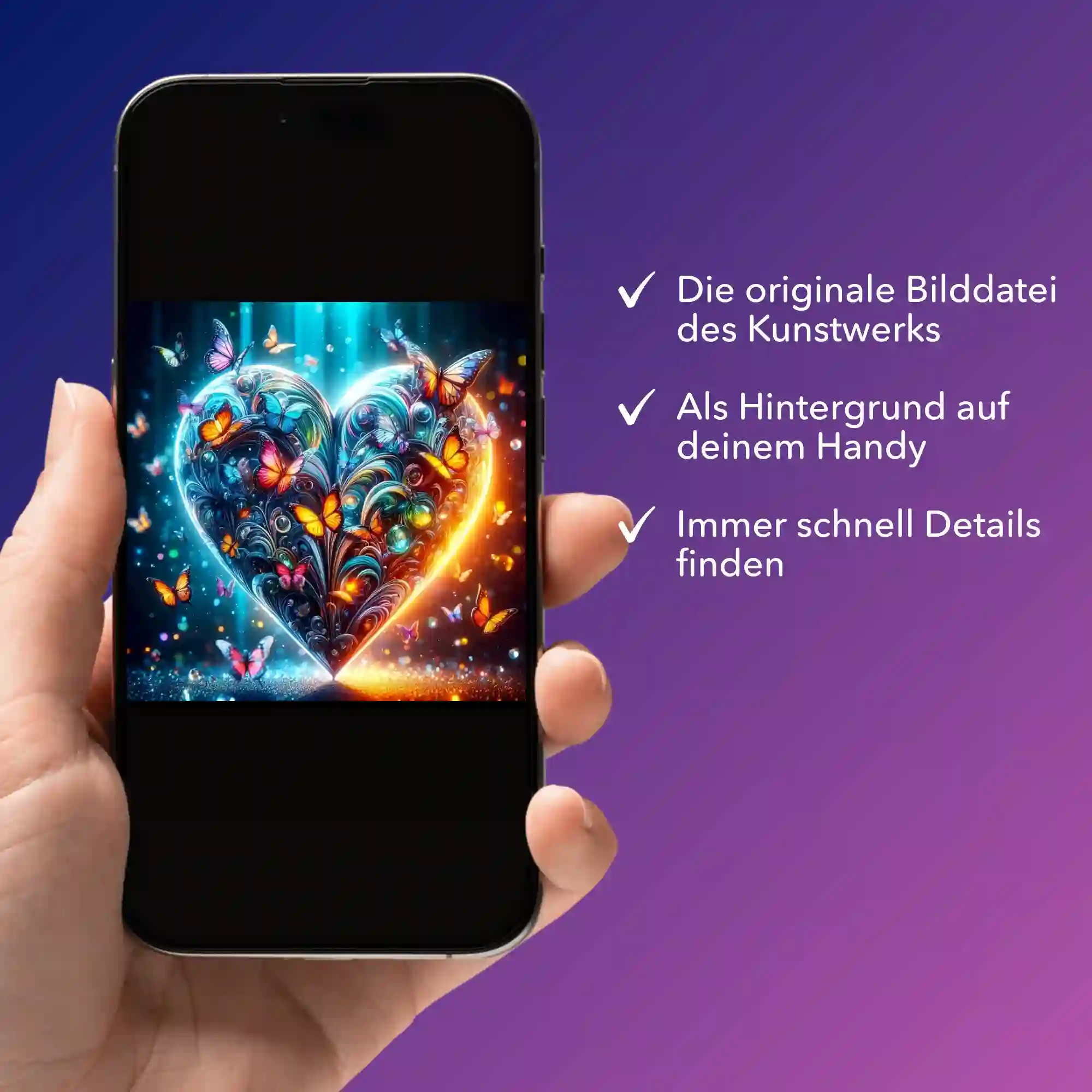 Digitale Bildmappe - Schmetterlingsherz - Image 2