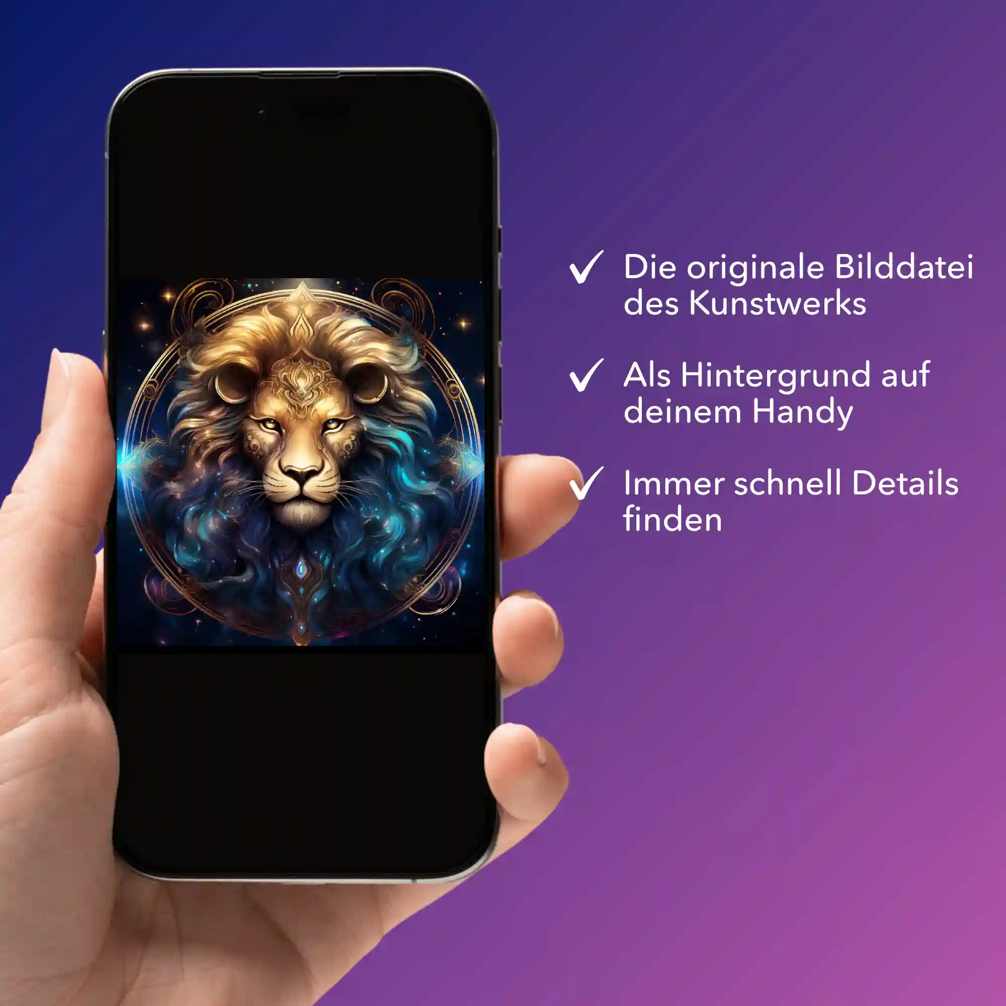 Digitale Bildmappe - Sternzeichen Löwe "Limited Edition" - Image 2
