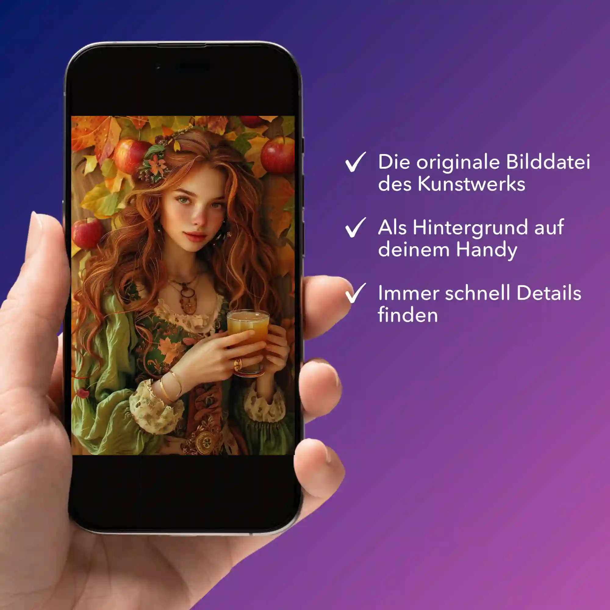 Digitale Bildmappe - Susen Pfifferling - Apfelmädchen Ruby - Image 2