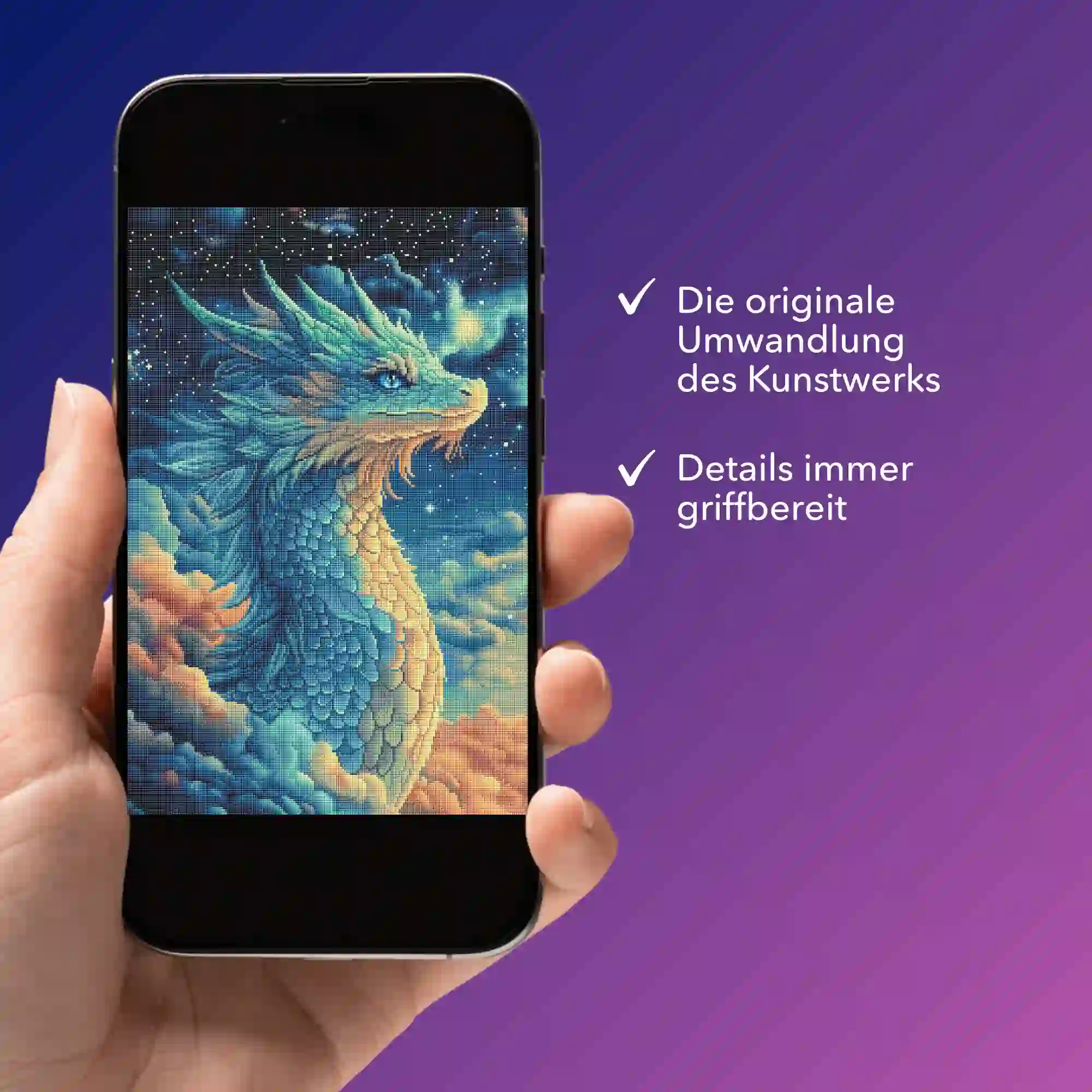 Digitale Bildmappe - Susen Pfifferling - Himmelsdrache Saphira - Image 3